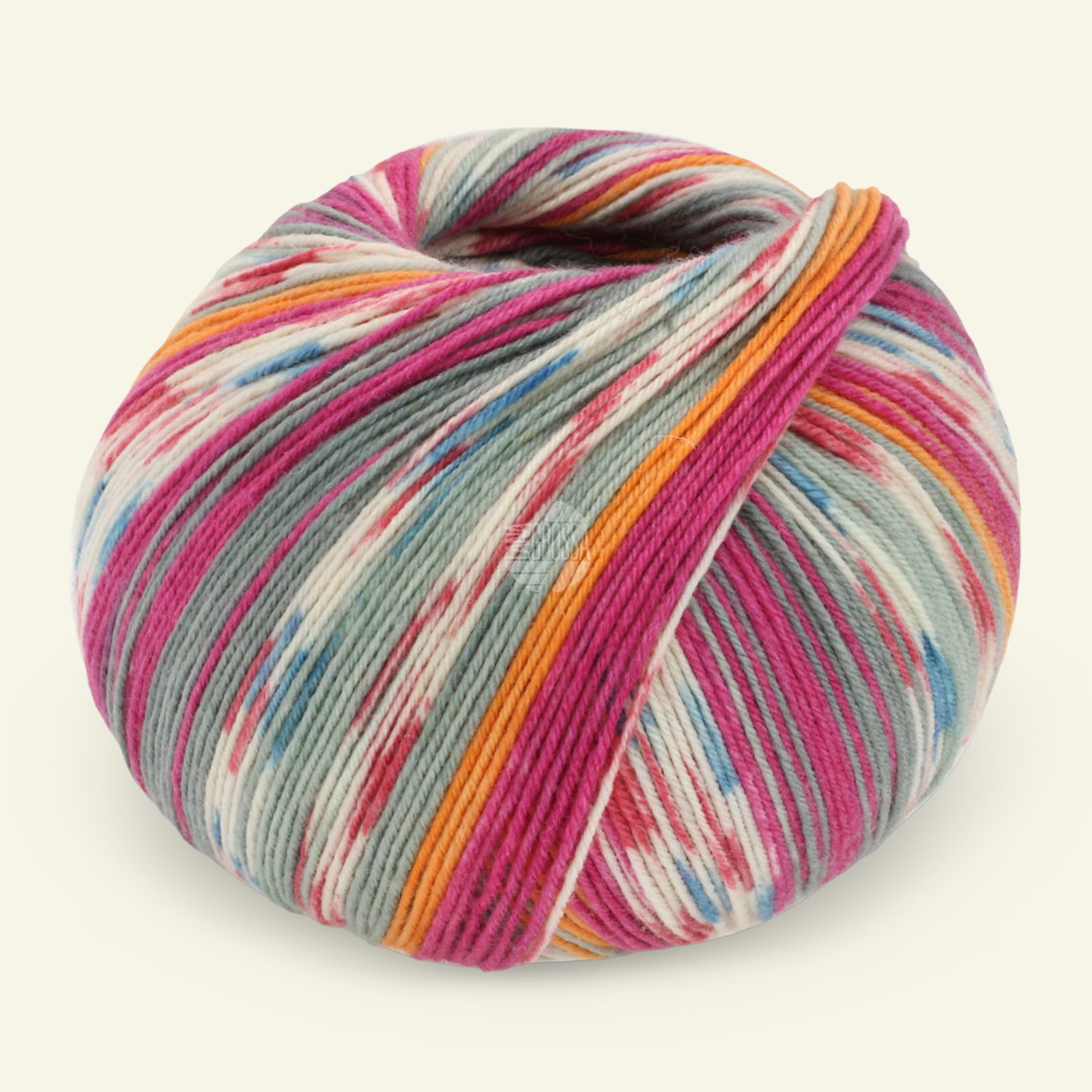 Lana Grossa, wool/silk sock yarn "Meilenweit 100 Seta Felicia", red 90001147_pack