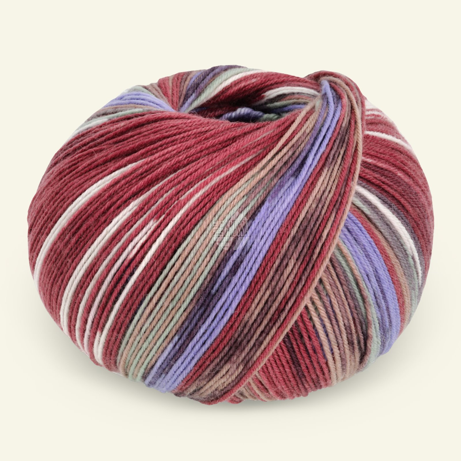 Lana Grossa, wool/silk sock yarn "Meilenweit 100 Seta Fiore", terrakotta 90001153_pack