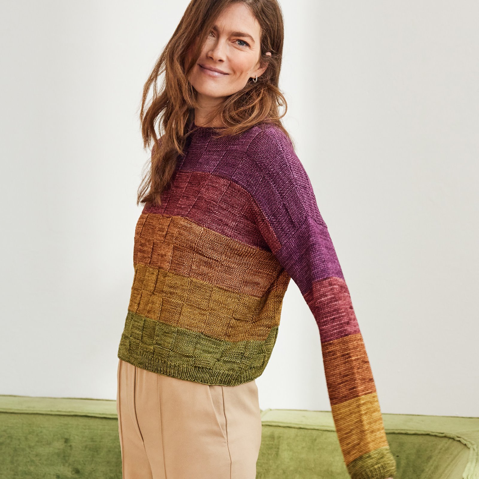 Lana Grossa yarn, knitting pattern: PULLOVER LANA2007_image_b.jpg
