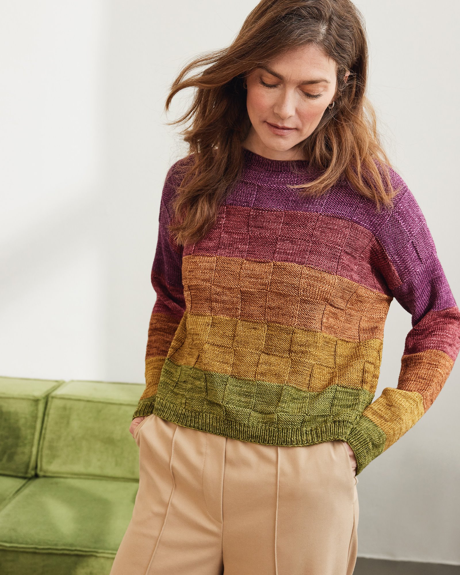 Lana Grossa yarn, knitting pattern: PULLOVER LANA2007_image.jpg
