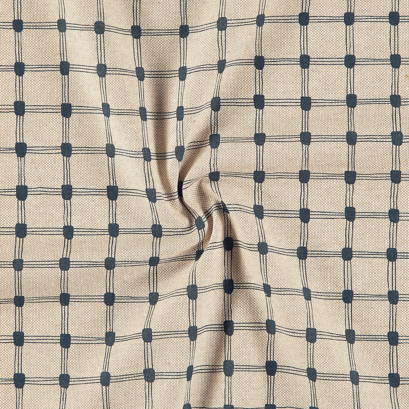 Linen look with blue checks 760311_pack