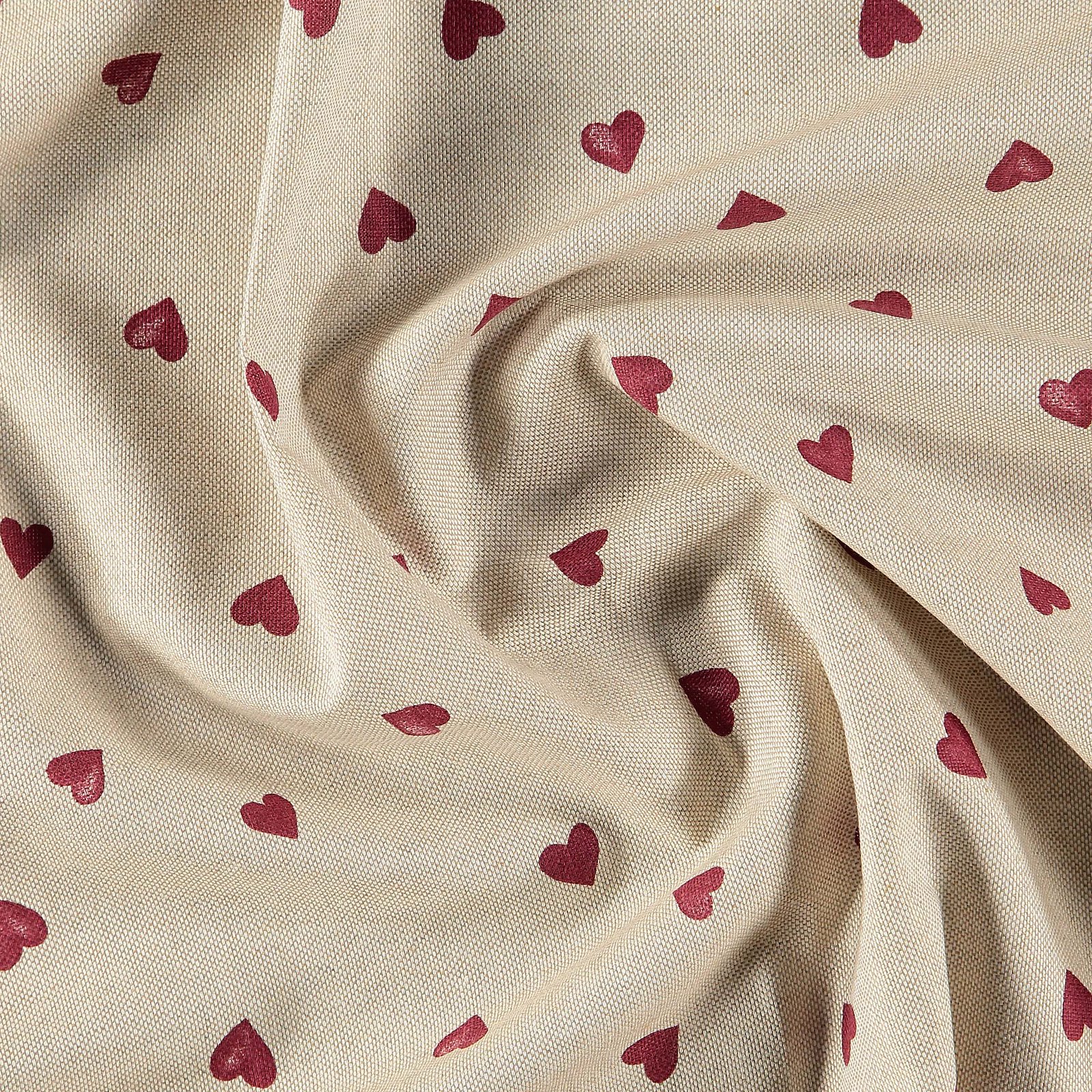 Linen look with red hearts 760302_pack