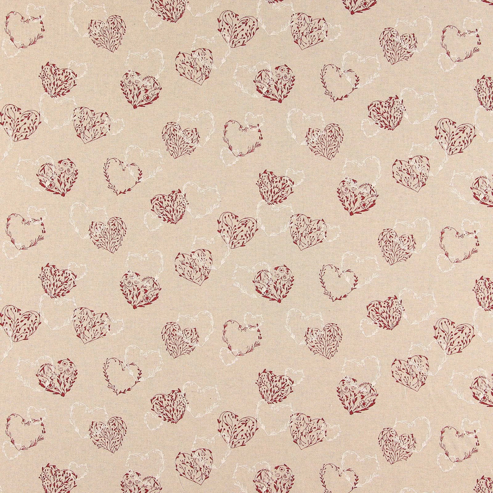 Linen look with white and red hearts 760316_pack_sp