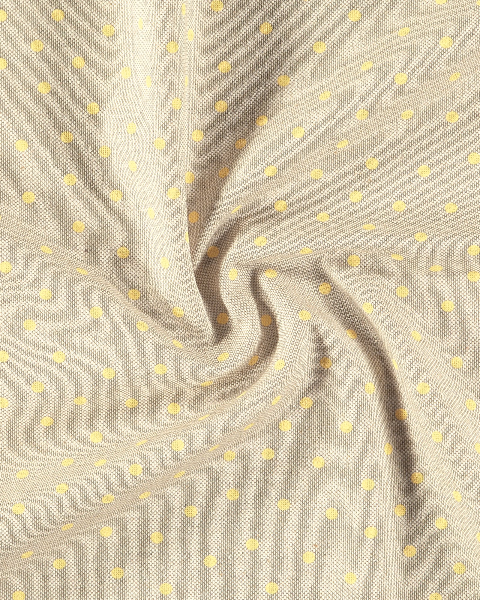 Linen look with yellow dots 760312_pack