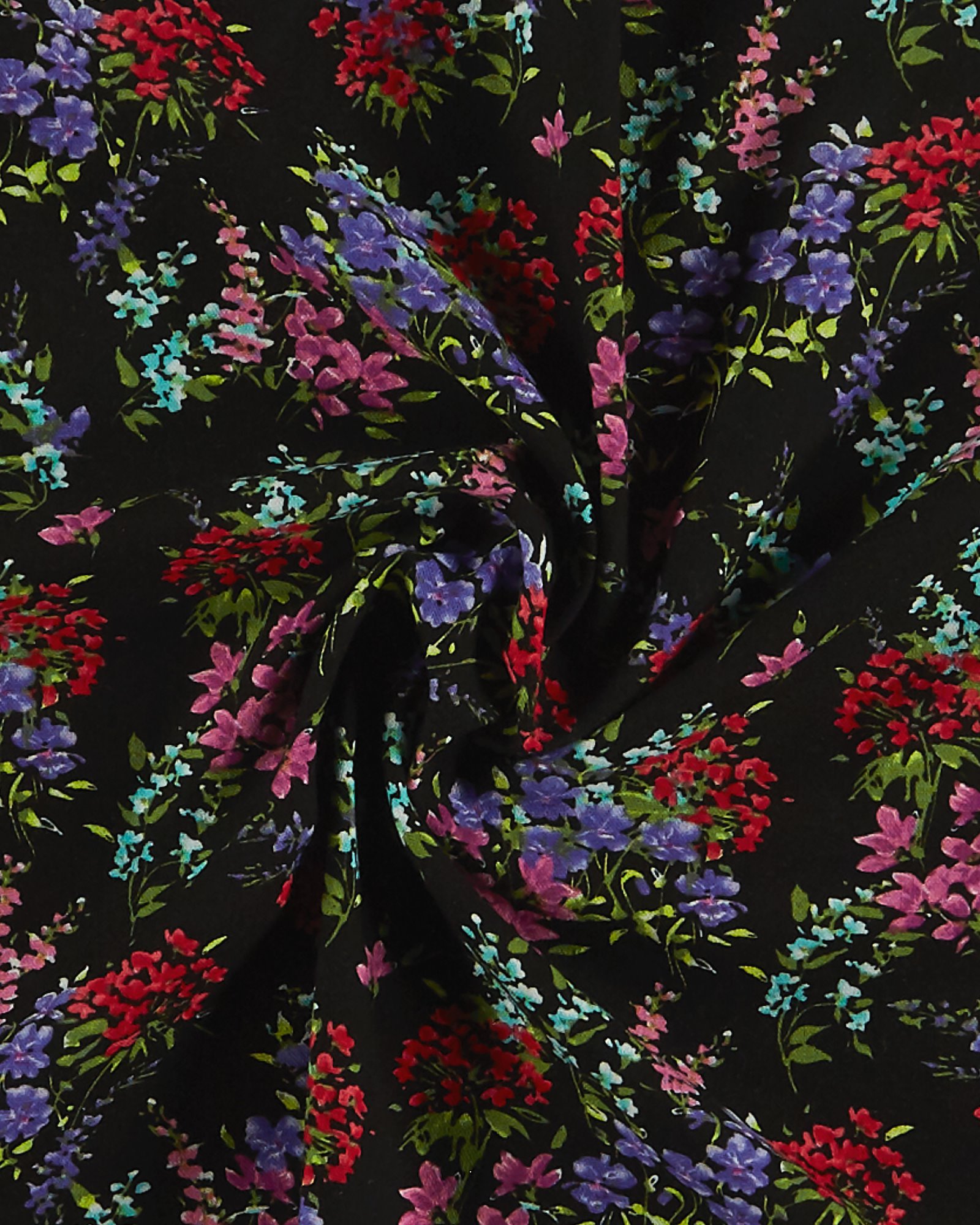 Linen/viscose black with flowers 511002_pack
