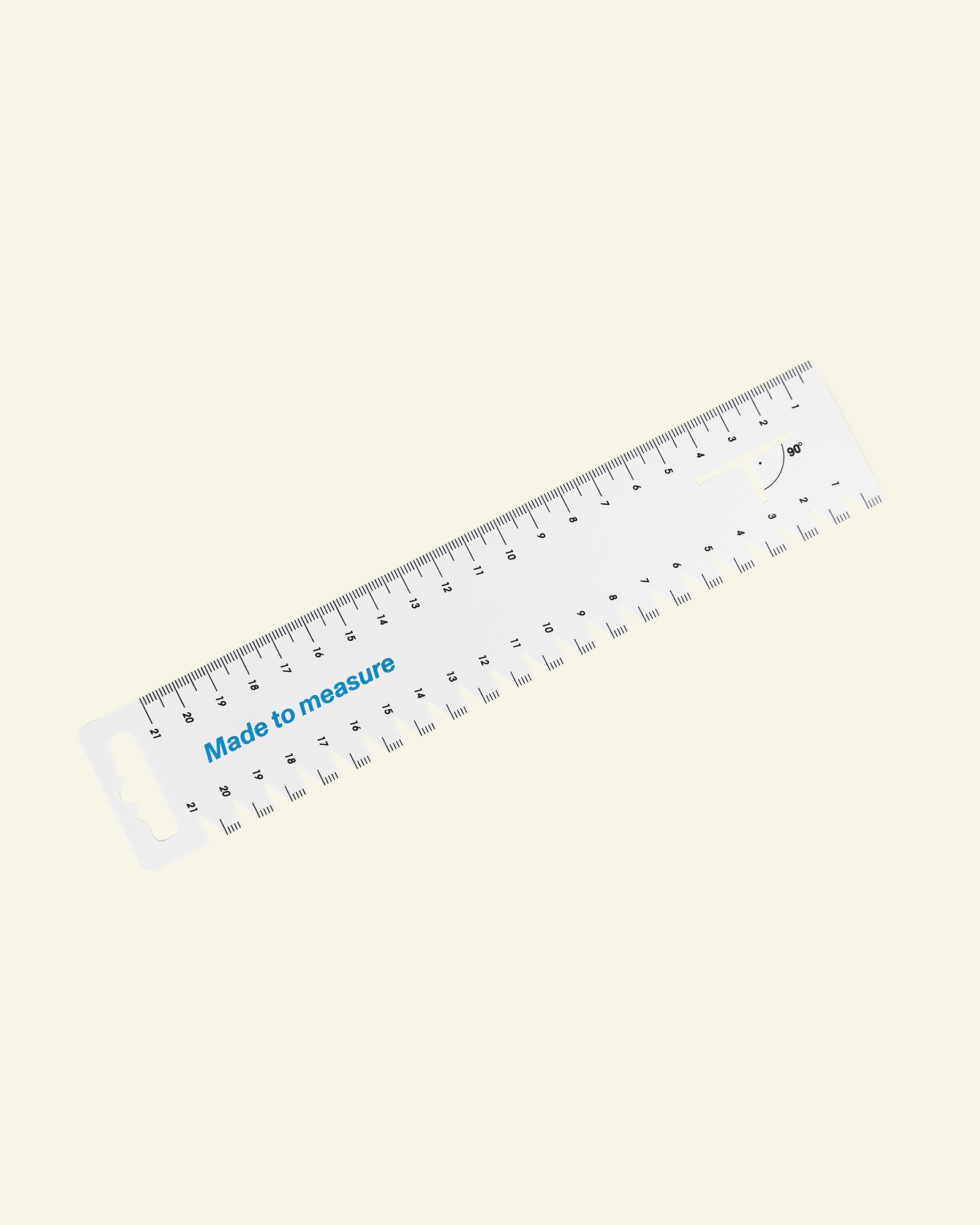 Linjal/sømometer 21cm 40901_pack