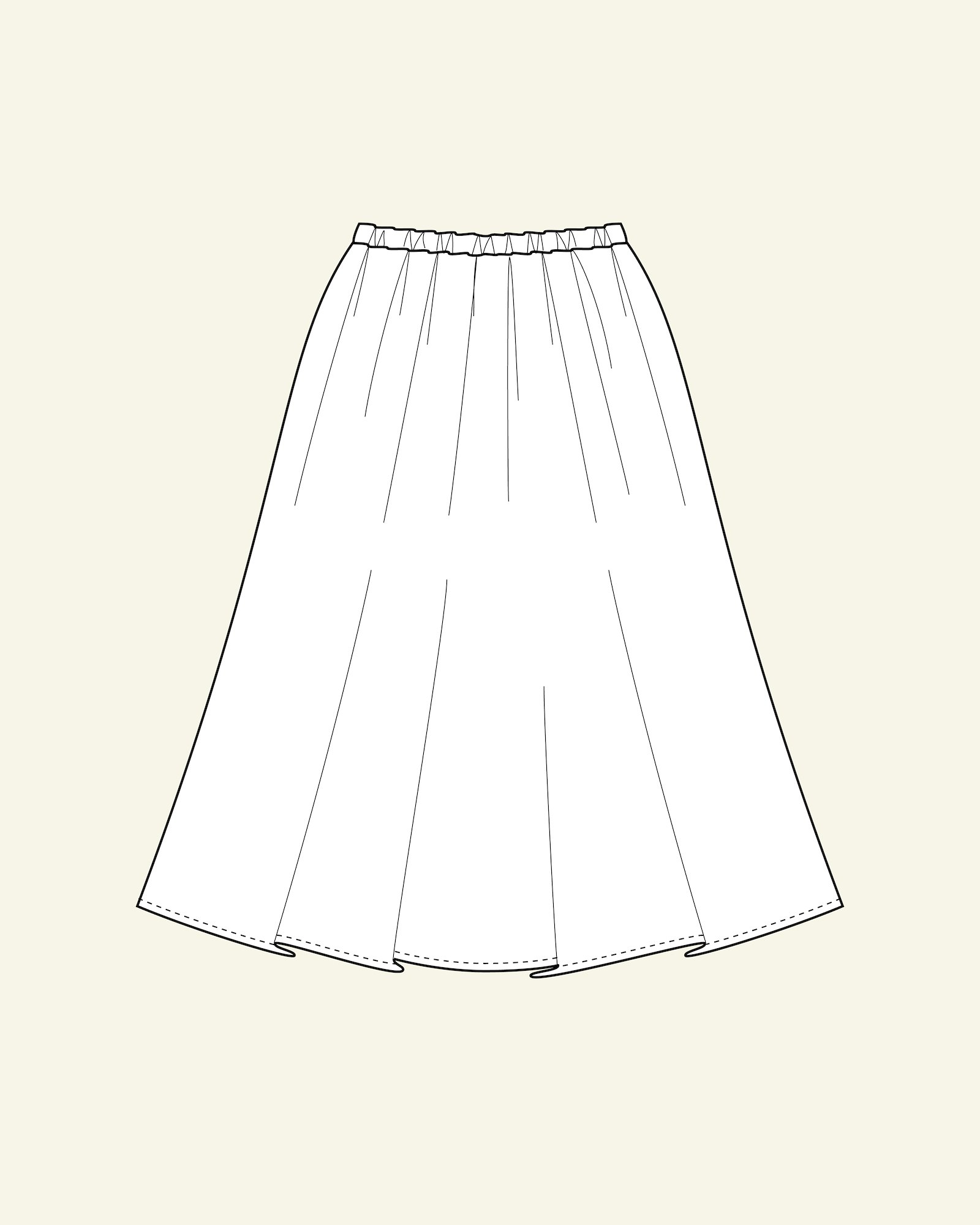 Long skirt, 104/4y p61015_pack