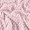 Luksus fleece med preget prikk rosa