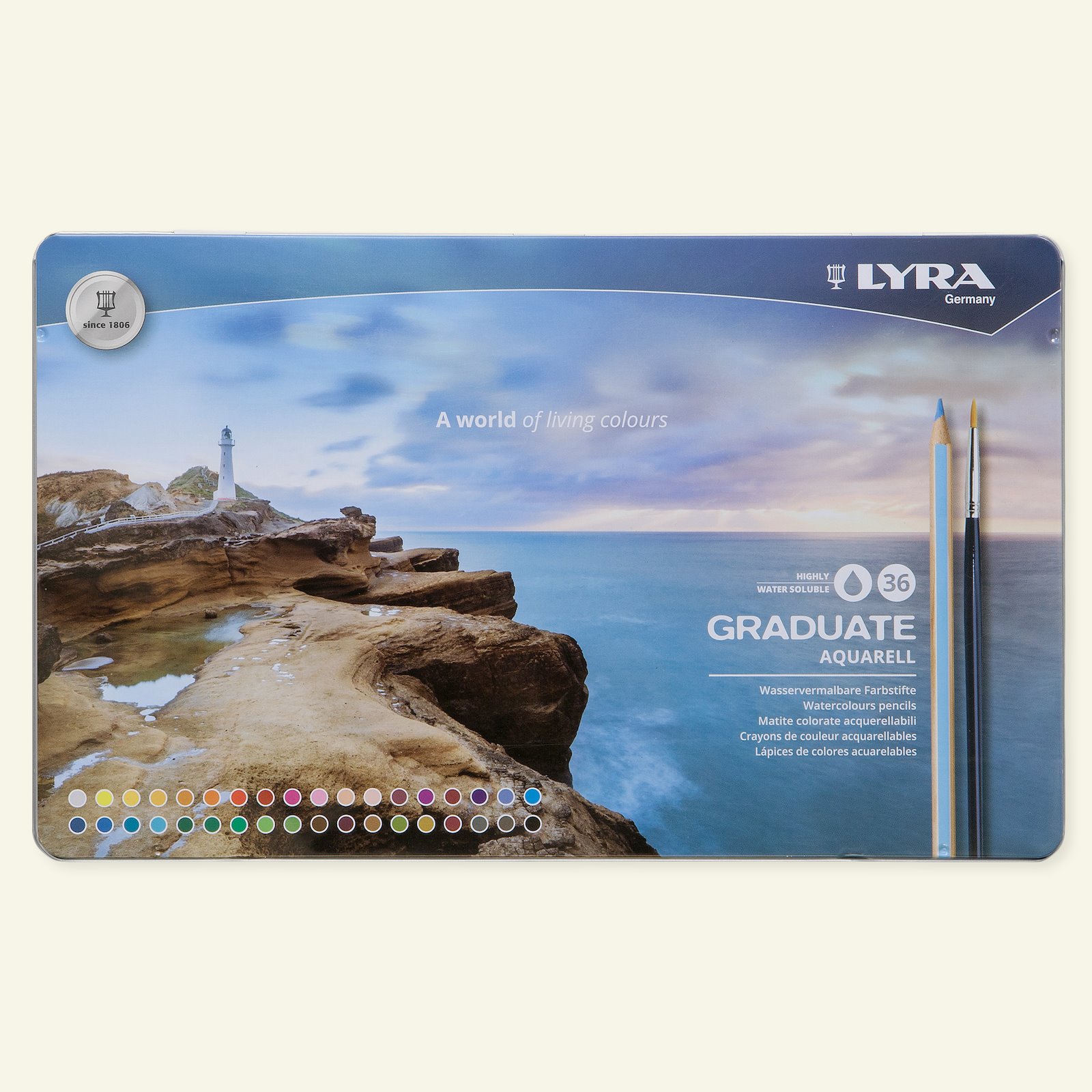 Lyra akvarel farveblyanter 36stk 93904_pack_b