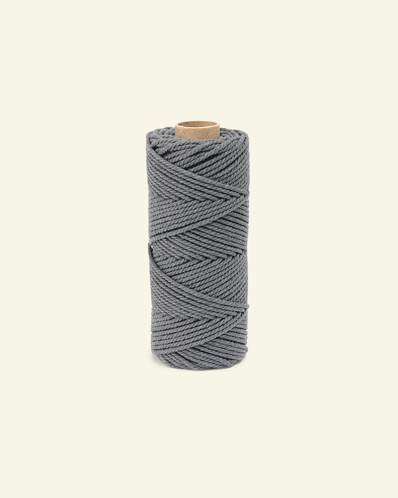 Macrame rope 3ply 3mm anthracite 60m 74803_pack