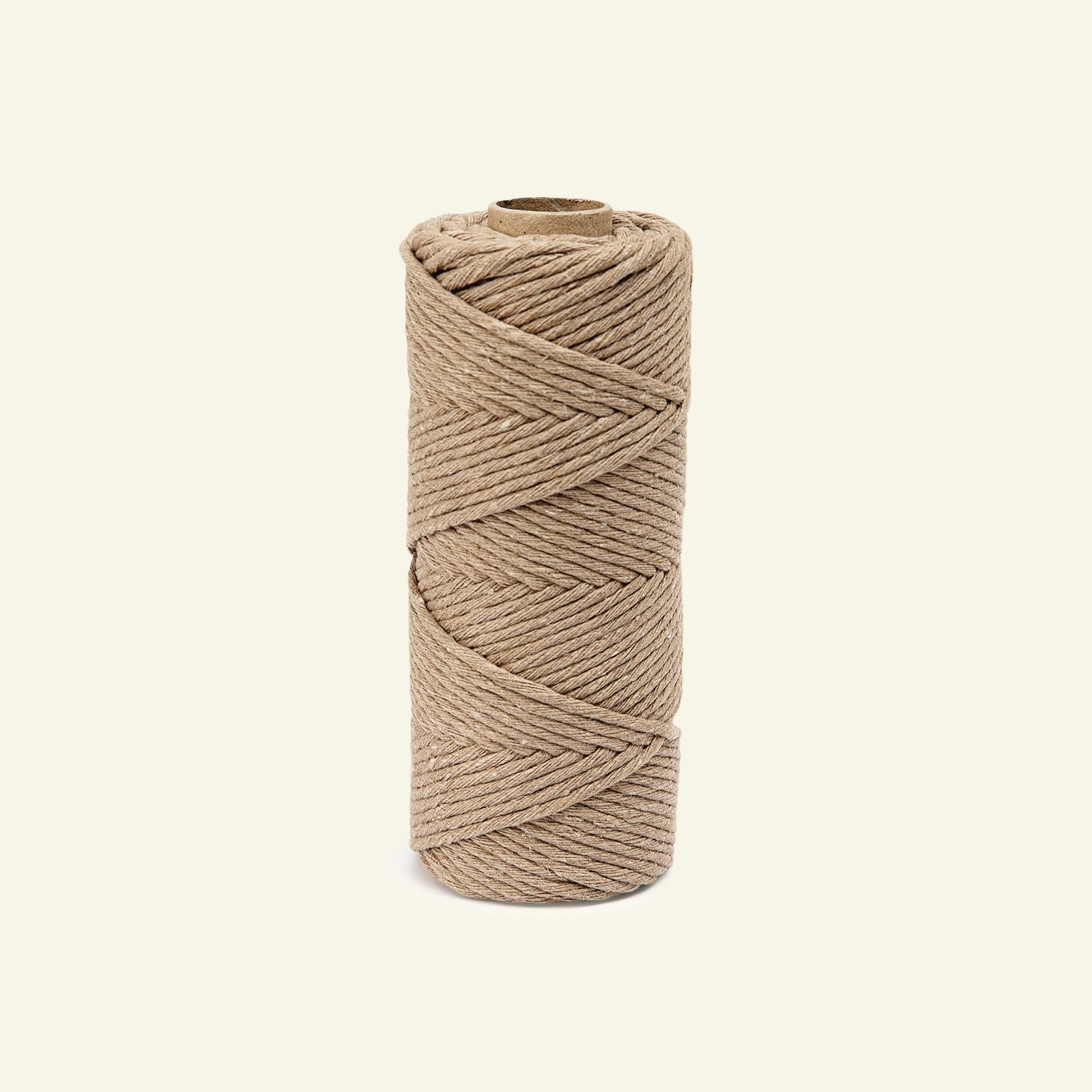 Macrame Cord COTTON - 80% Cotton, 20% Polyester / 3 mm / Black