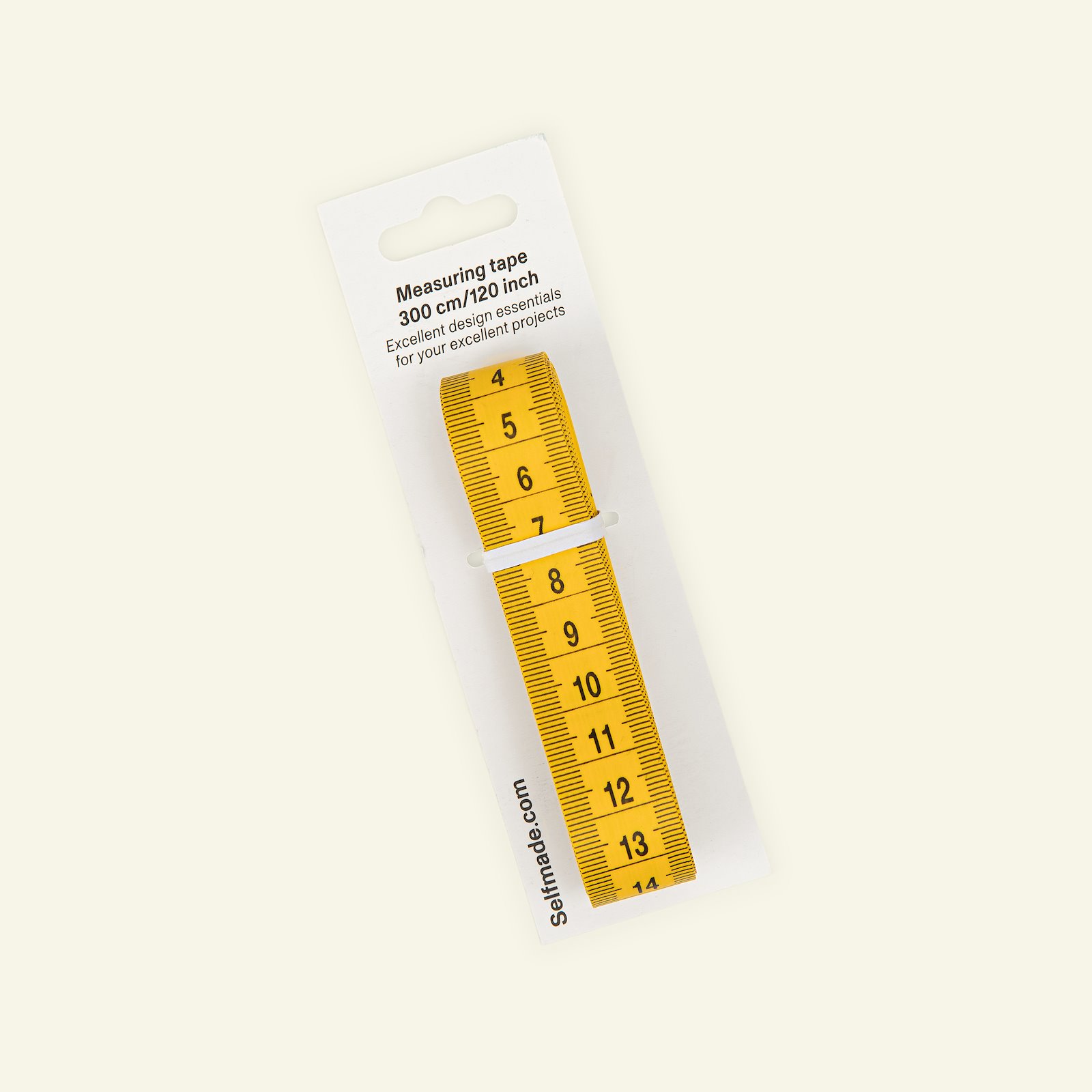 Measuring tape 300cm/120inch yellow 1pc 40907_pack_b