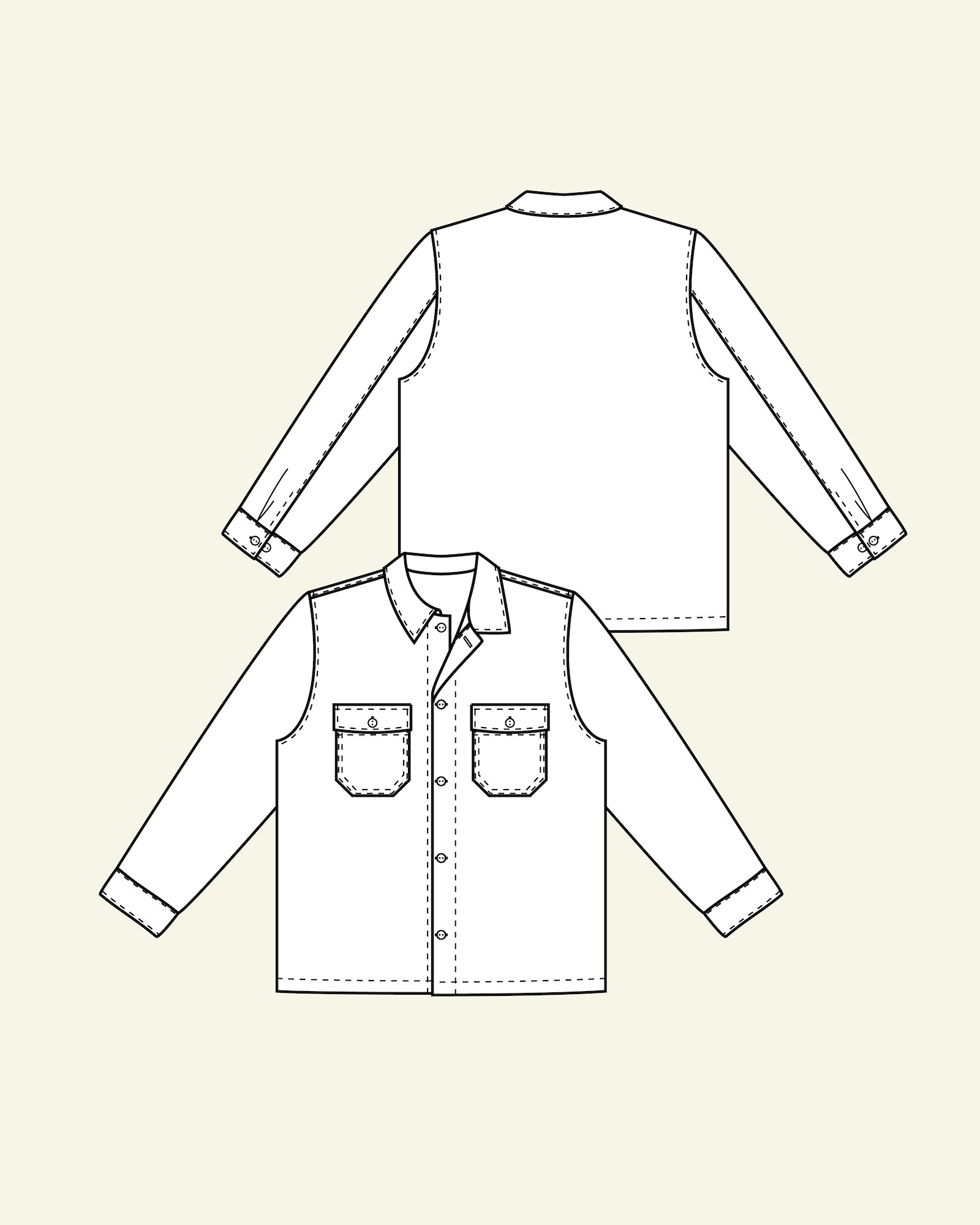 Men shirtjacket, S p87005_pack
