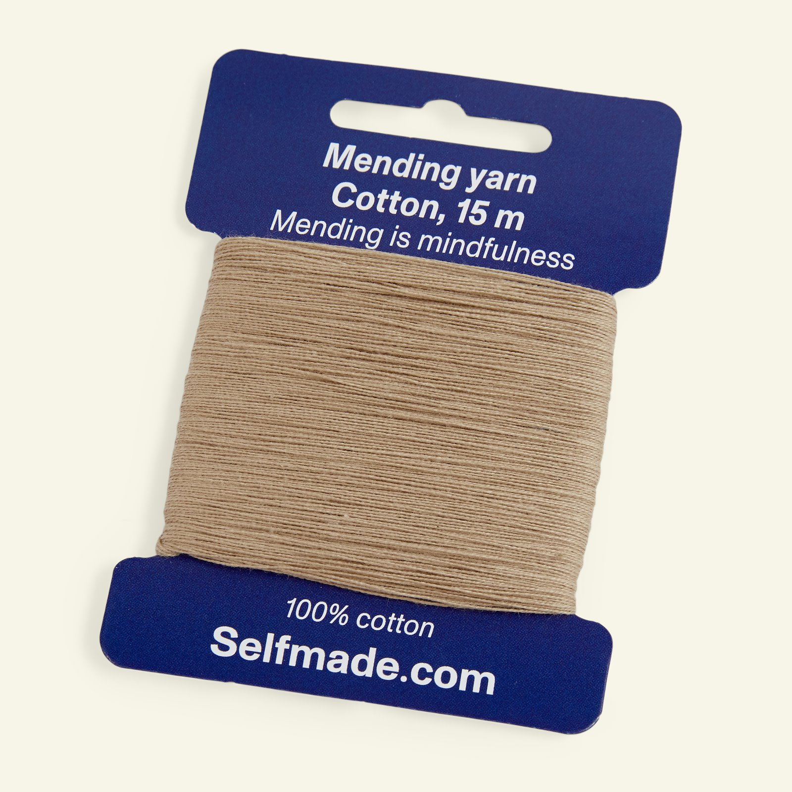 Mending yarn cotton beige 15m 35552_pack