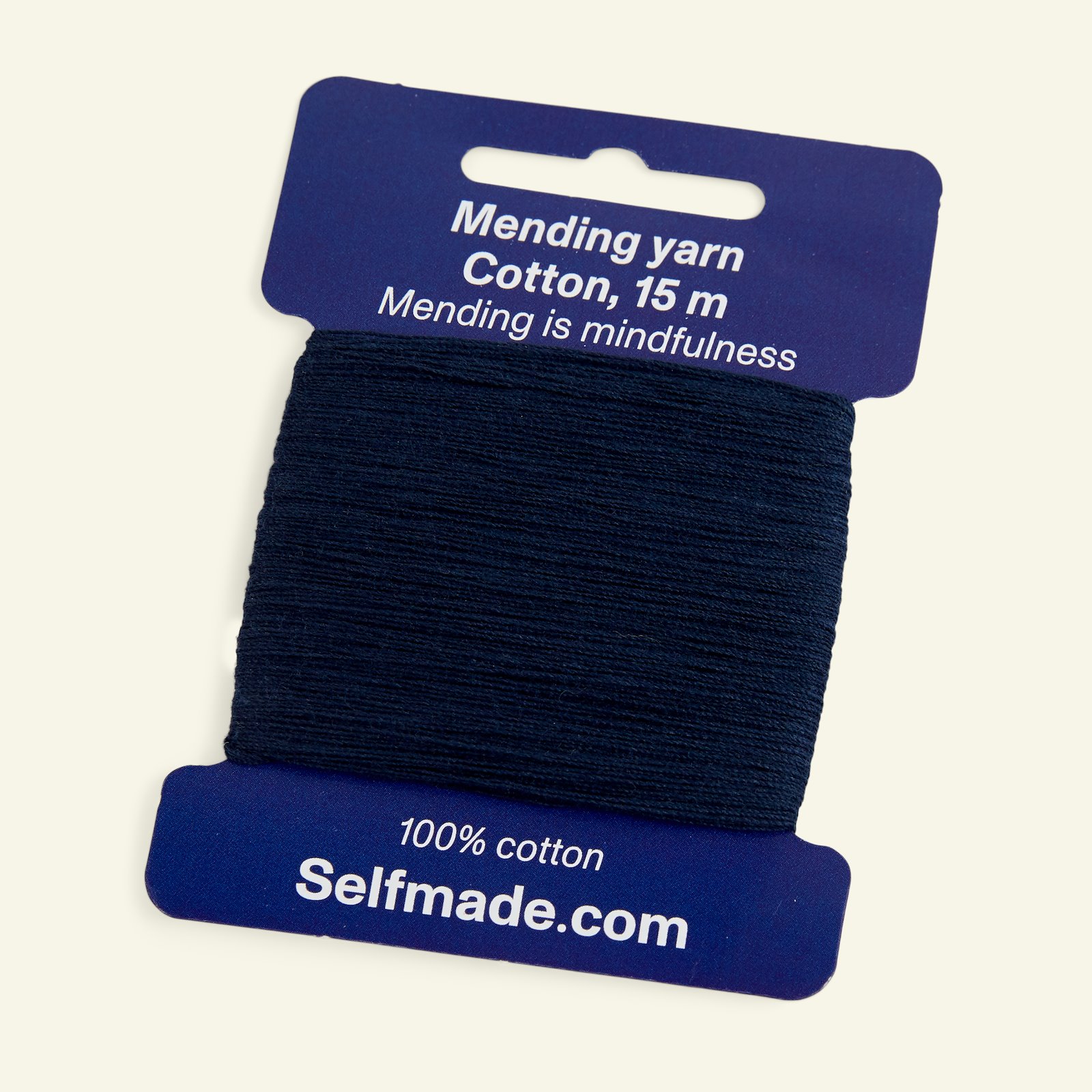 Mending yarn cotton dark navy 15m 35556_pack