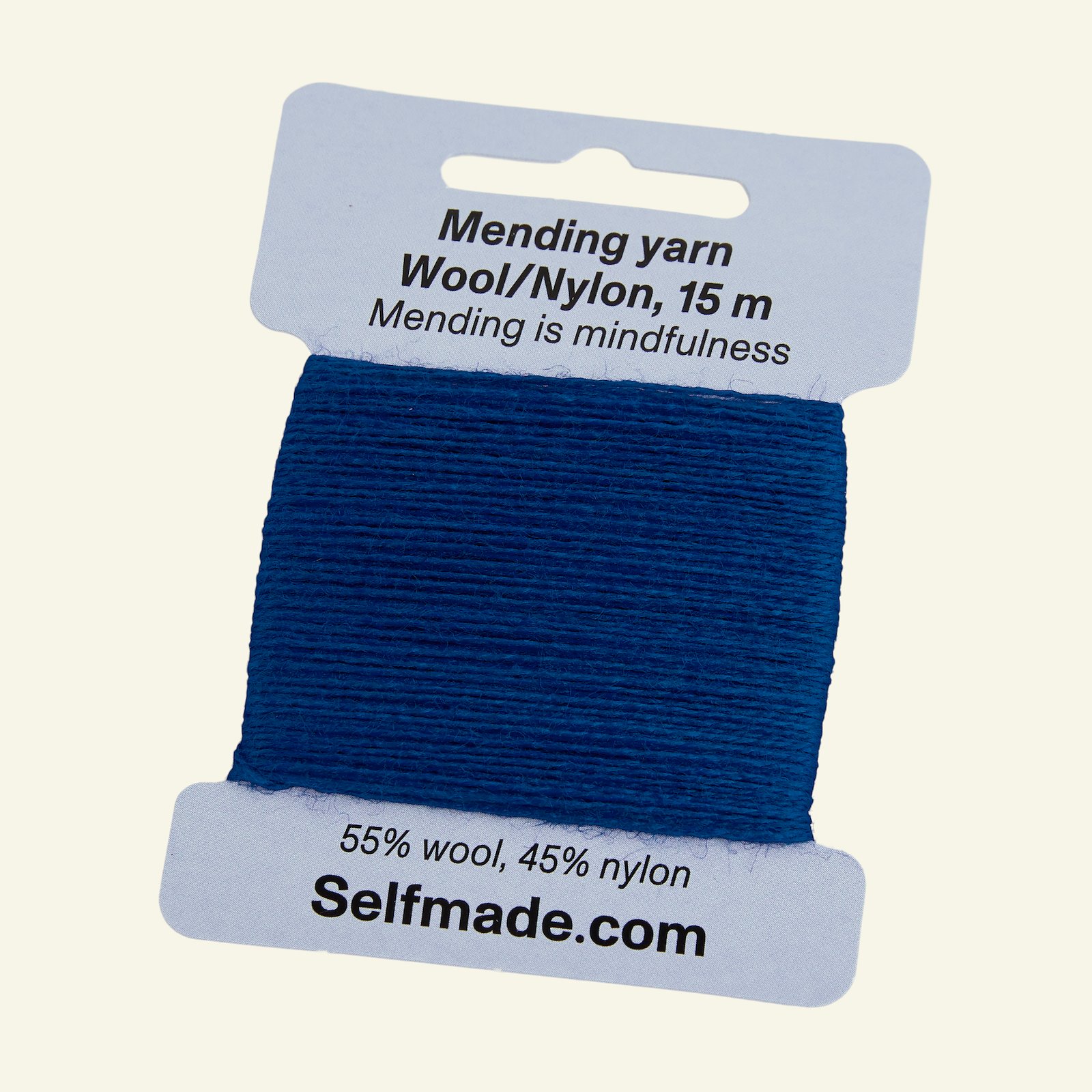 Mending yarn wool mix cobalt blue 15m 35511_pack