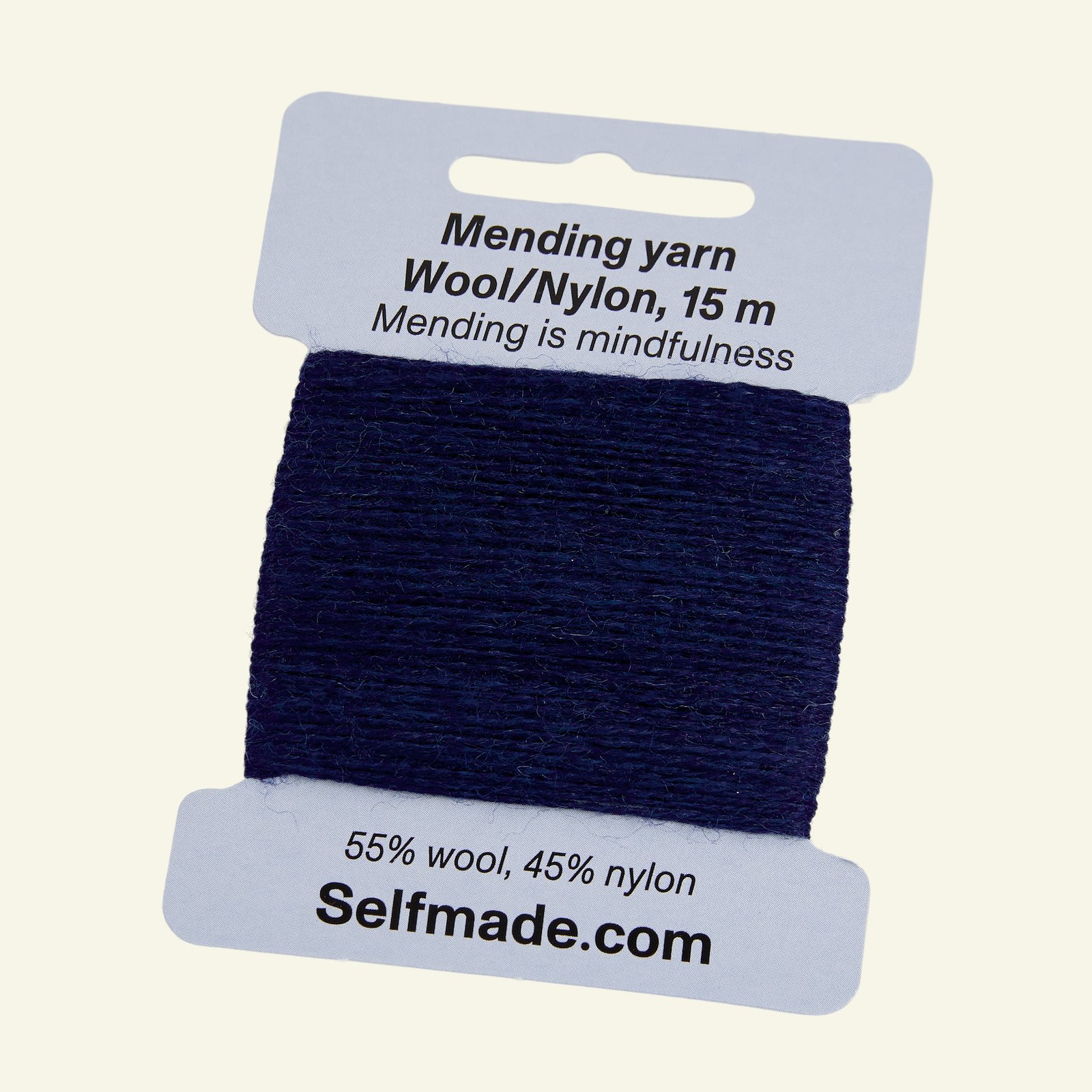 Mending yarn wool mix navy blue 15m 35512_pack
