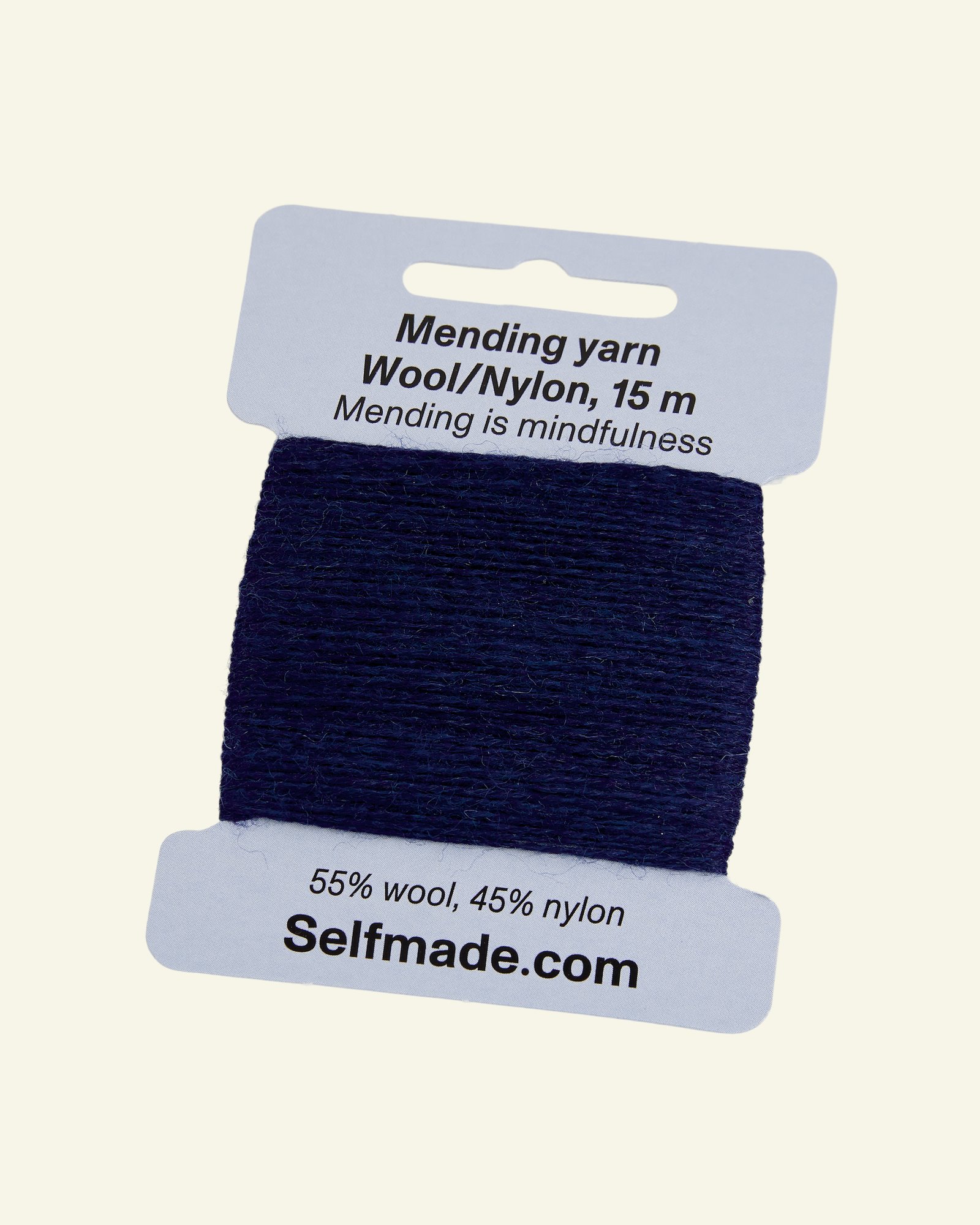 Mending yarn wool mix navy blue 15m 35512_pack