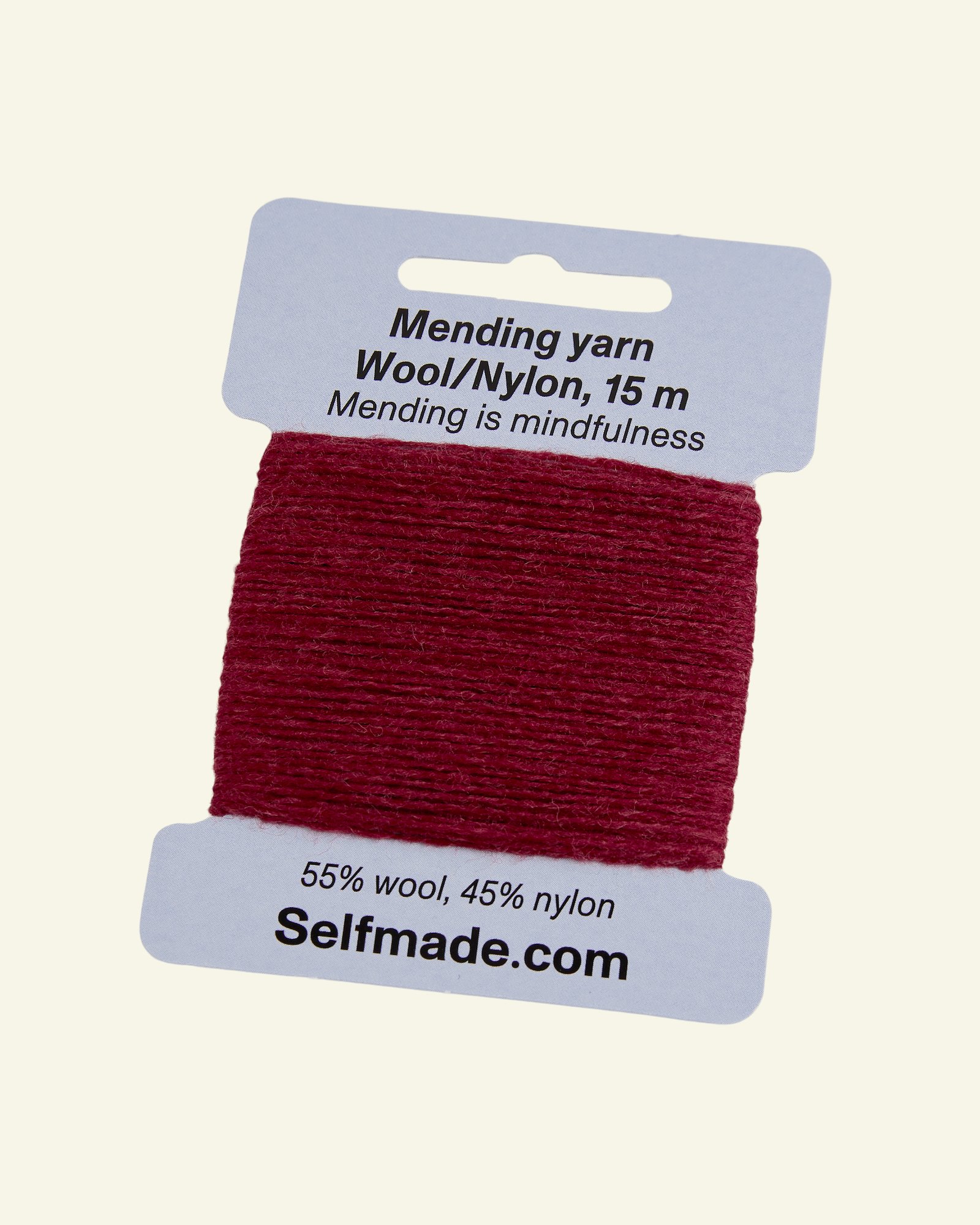Mending yarn wool/nylon classic red 15m 35504_pack