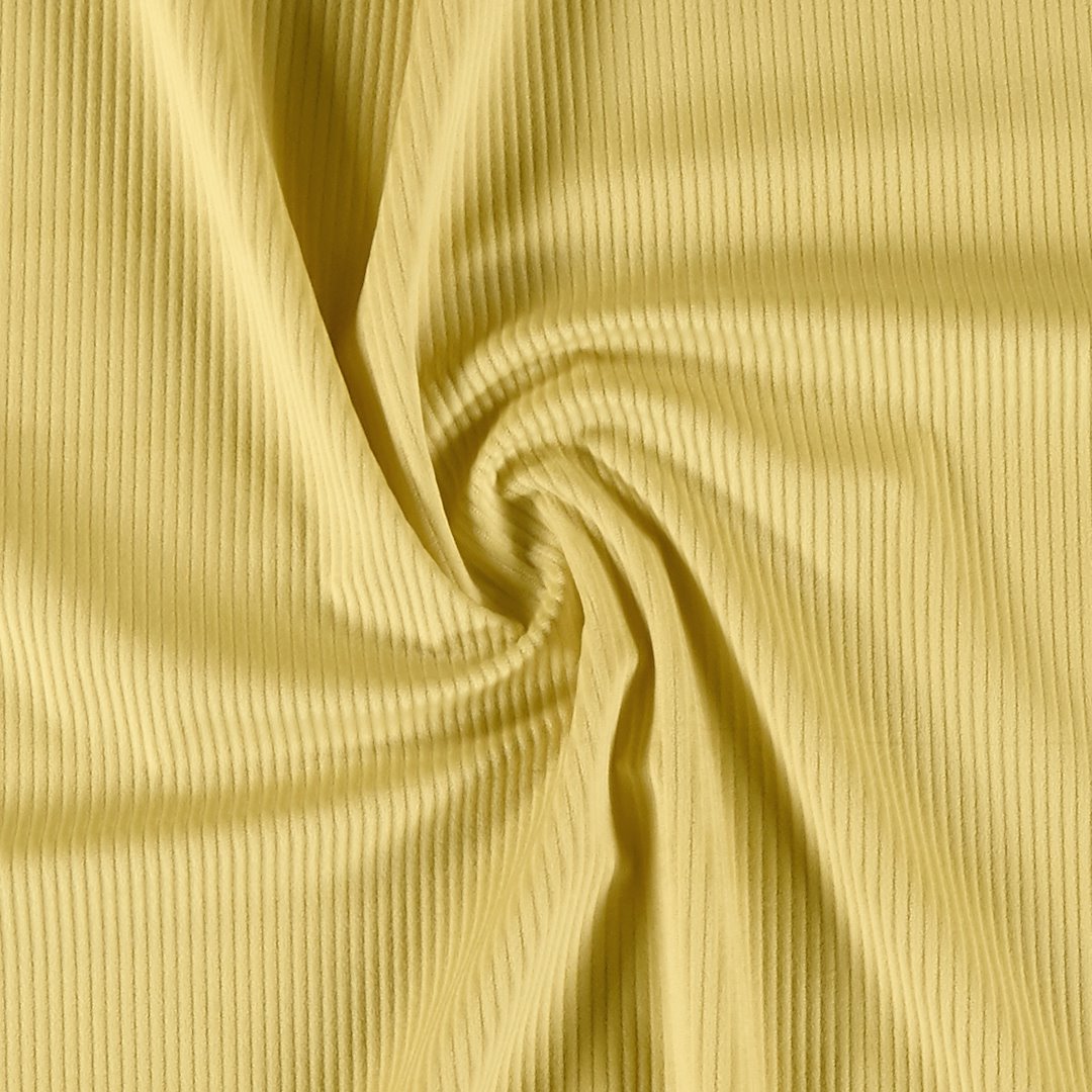 Billede af Micro møbelfløjl 6 wales oliven gul