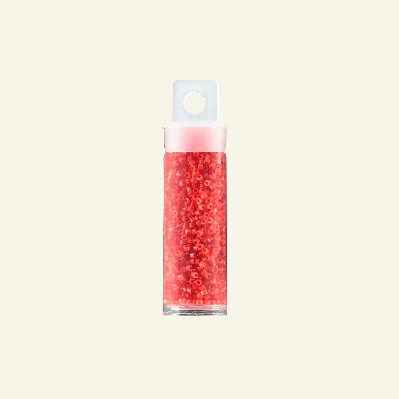 Miyuki beads glass 11/0 clear red 10g 47031_pack