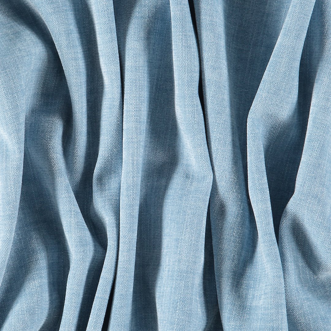 Billede af Møbel chenille m struktur lys blå