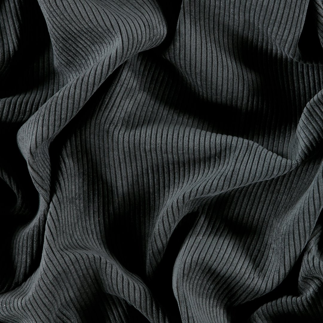 Billede af Møbelfløjl 6 wales mørk grå