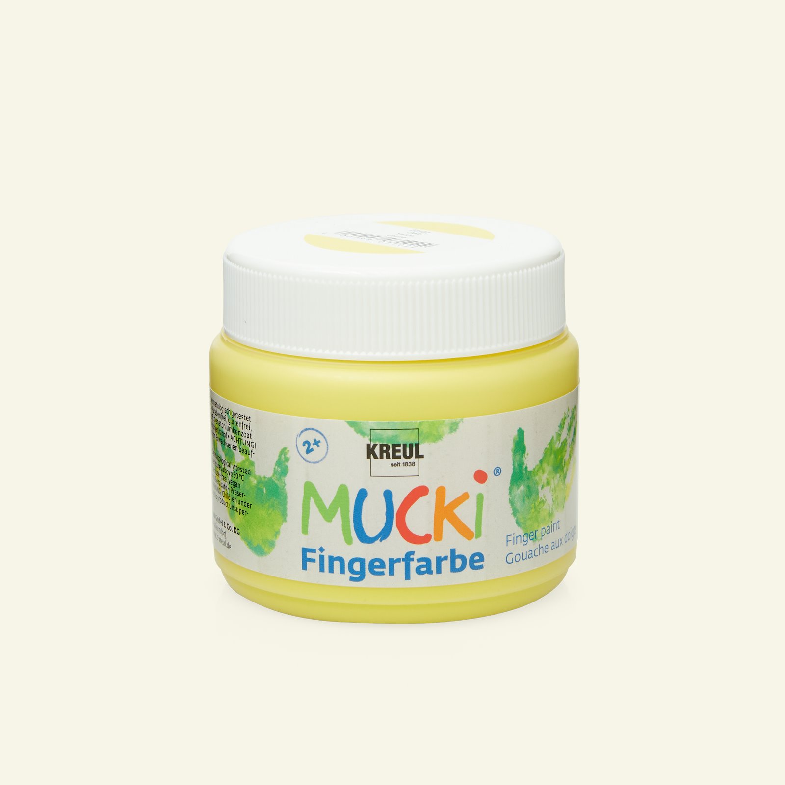MUCKI fingermaling 150 ml gul 31601_pack