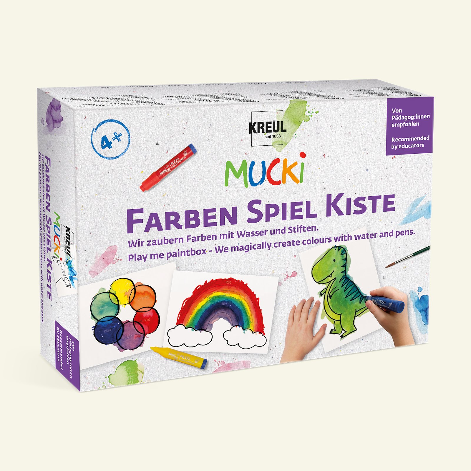 MUCKI Play Malerbox Wasserfarben 31630_pack