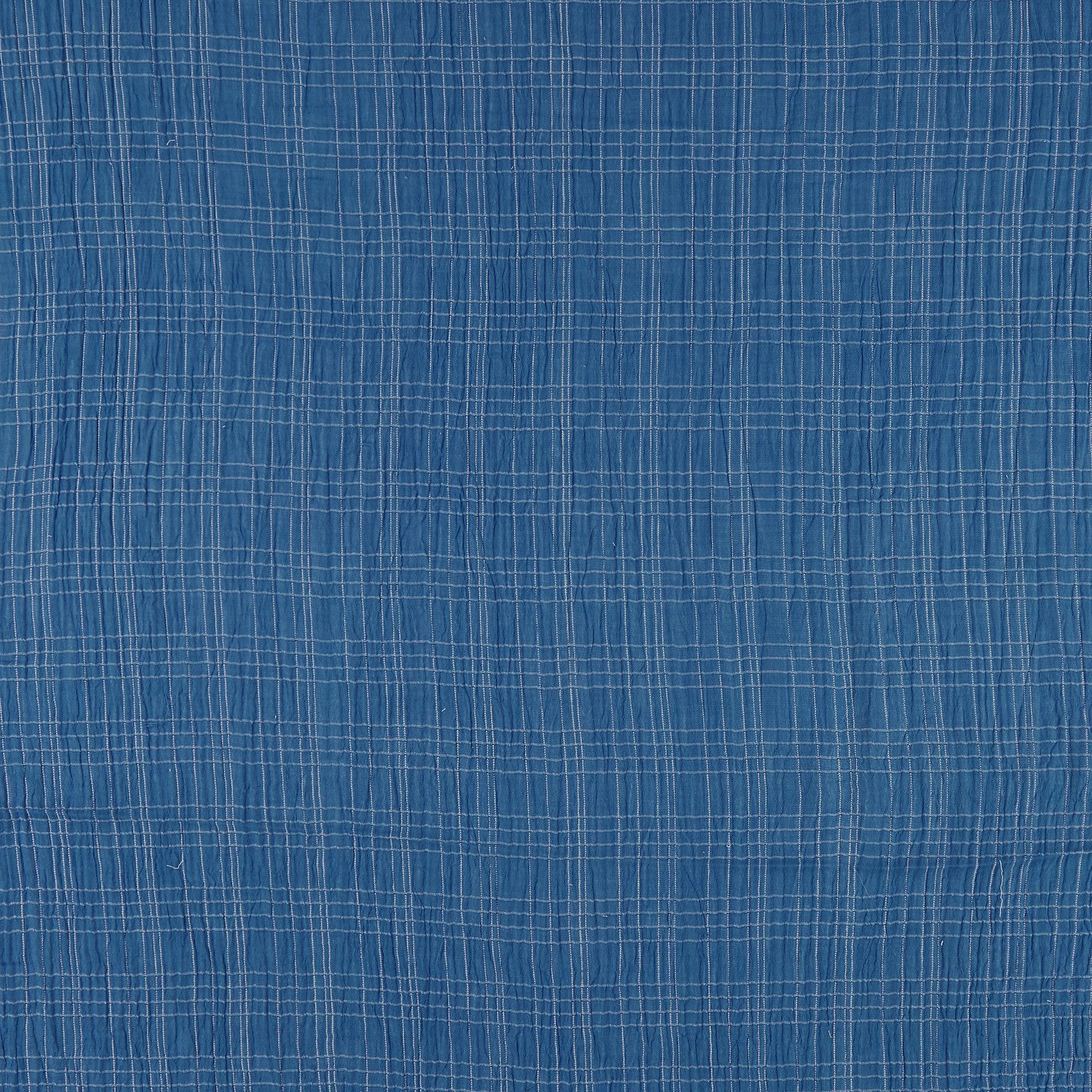 Muslin 2-layer YD check light dusty blue 502090_pack_sp