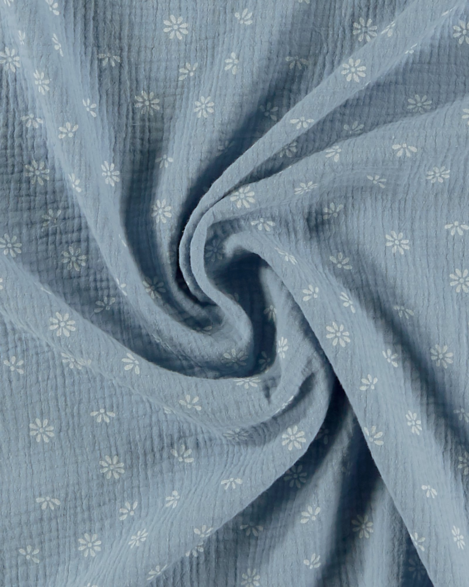 Muslin 2-layers baby blue w flower print 502075_pack
