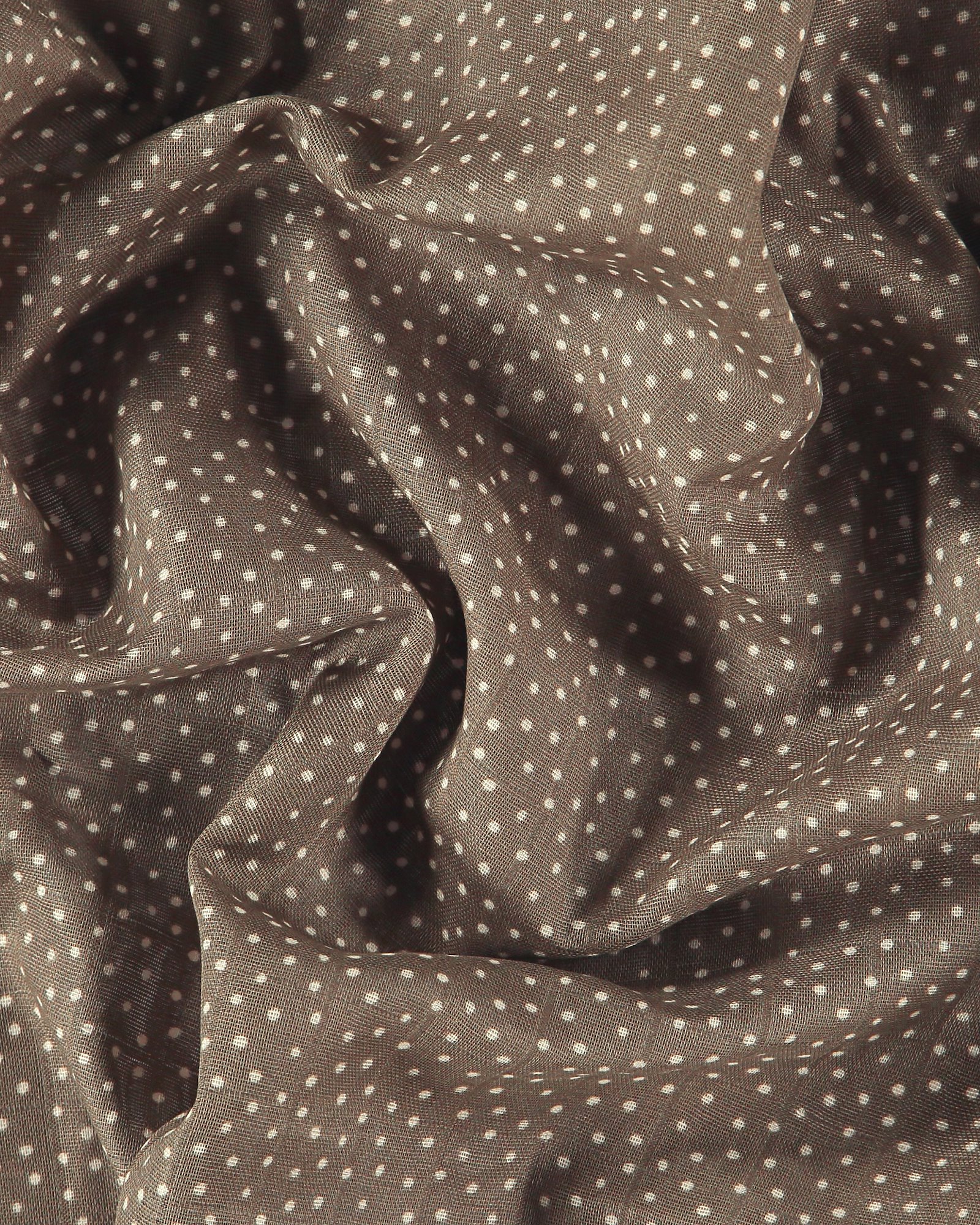 Muslin 2-layers brown with dots 501833_pack