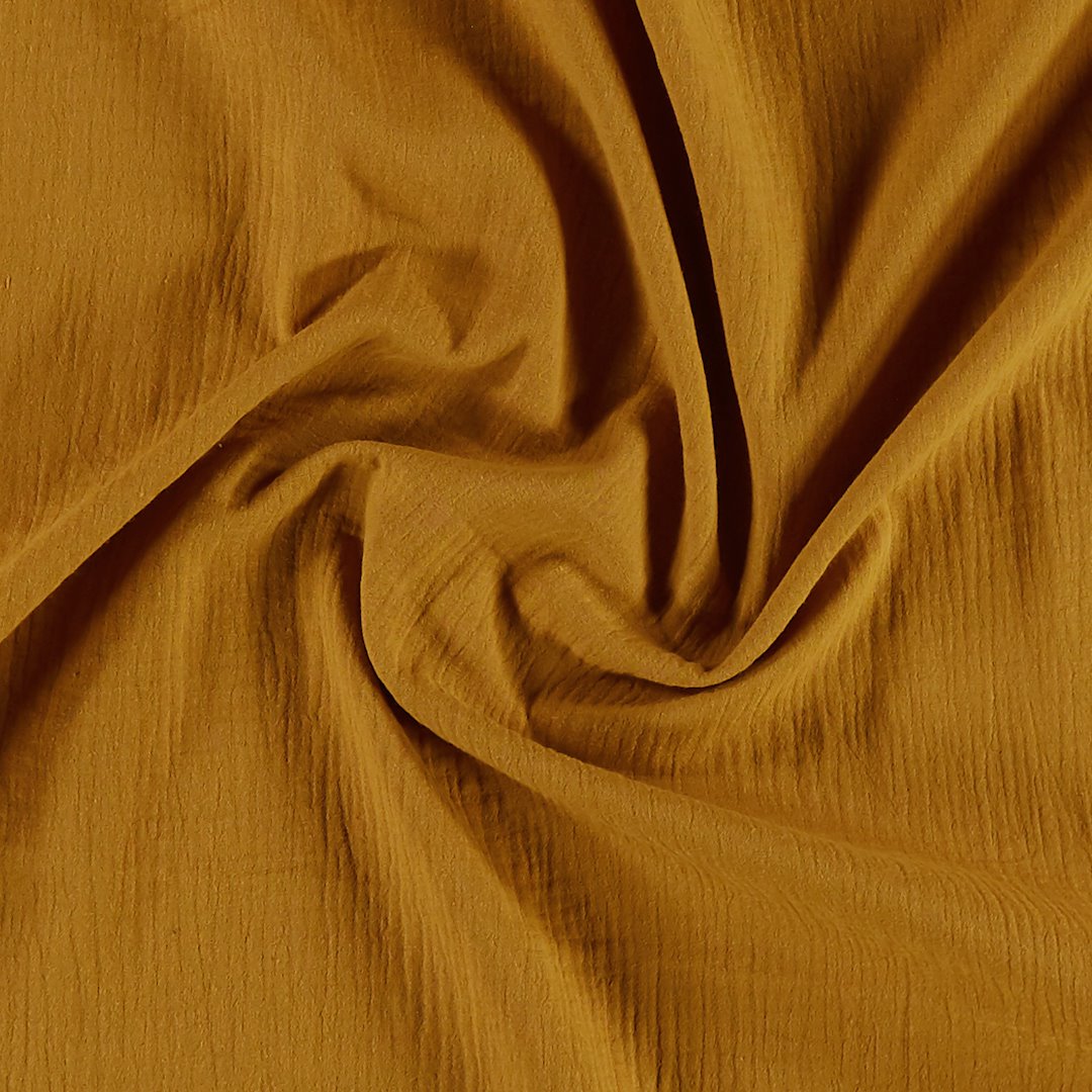 Billede af Musselin 2-lags gylden brun