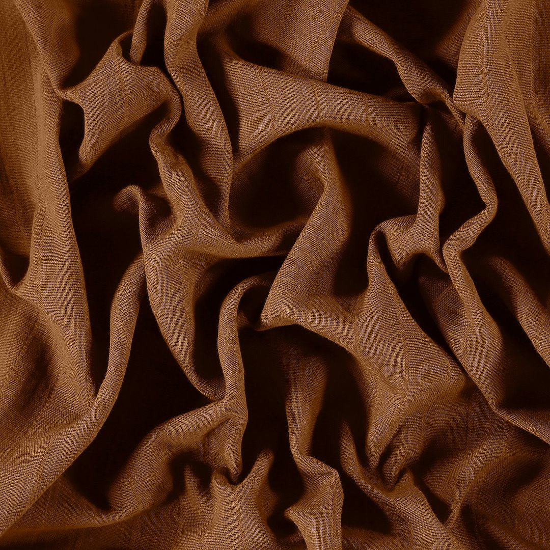 Billede af Musselin 2-lags lys brun