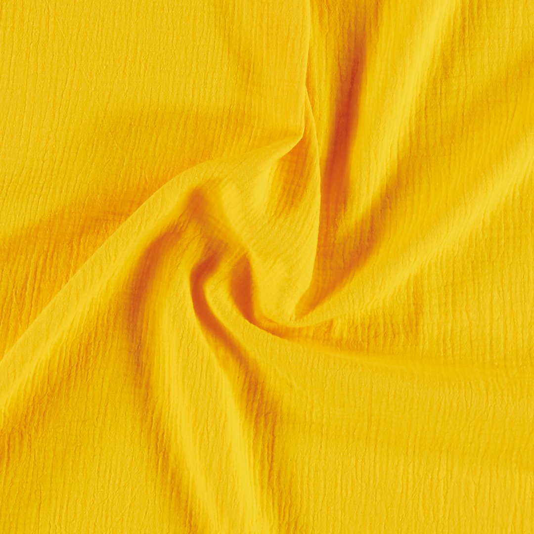 Se Musselin 2-lags mørk gul hos Selfmade