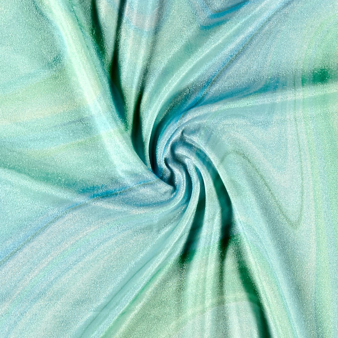 Billede af Nervøs velour marmor blå