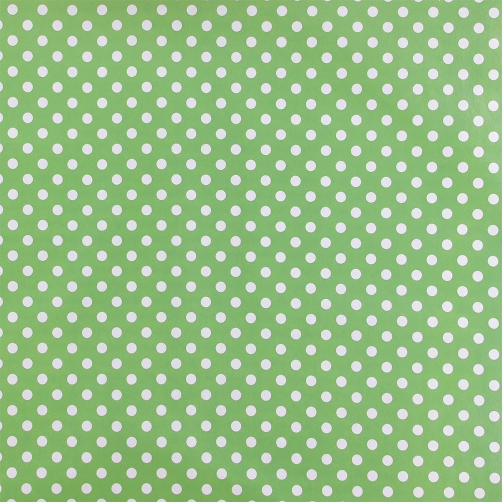 Non-woven oilcloth apple green/white do 861396_pack_sp
