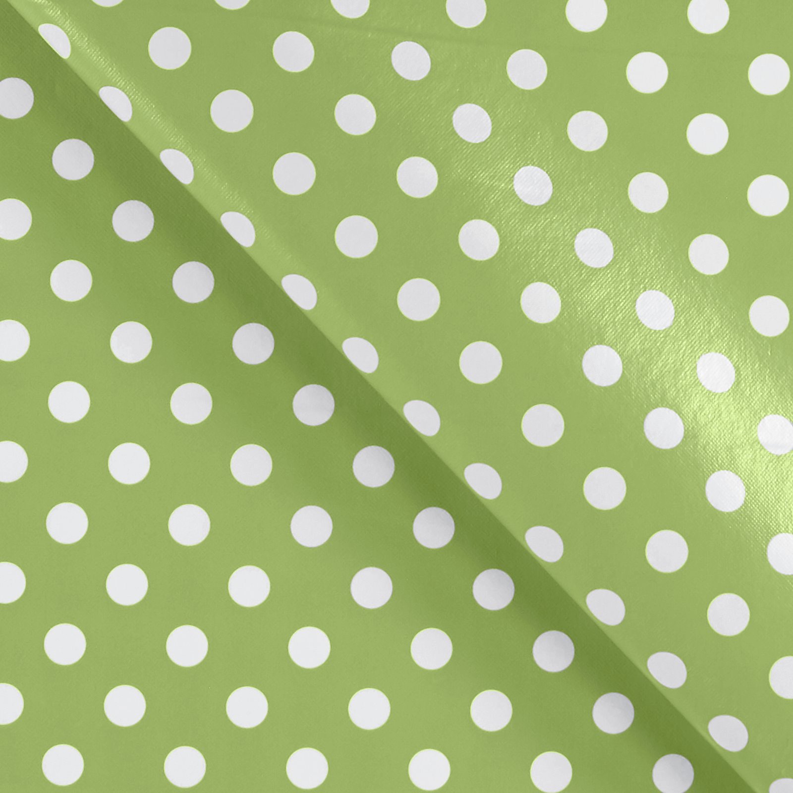 Non-woven oilcloth apple green/white do 861396_pack