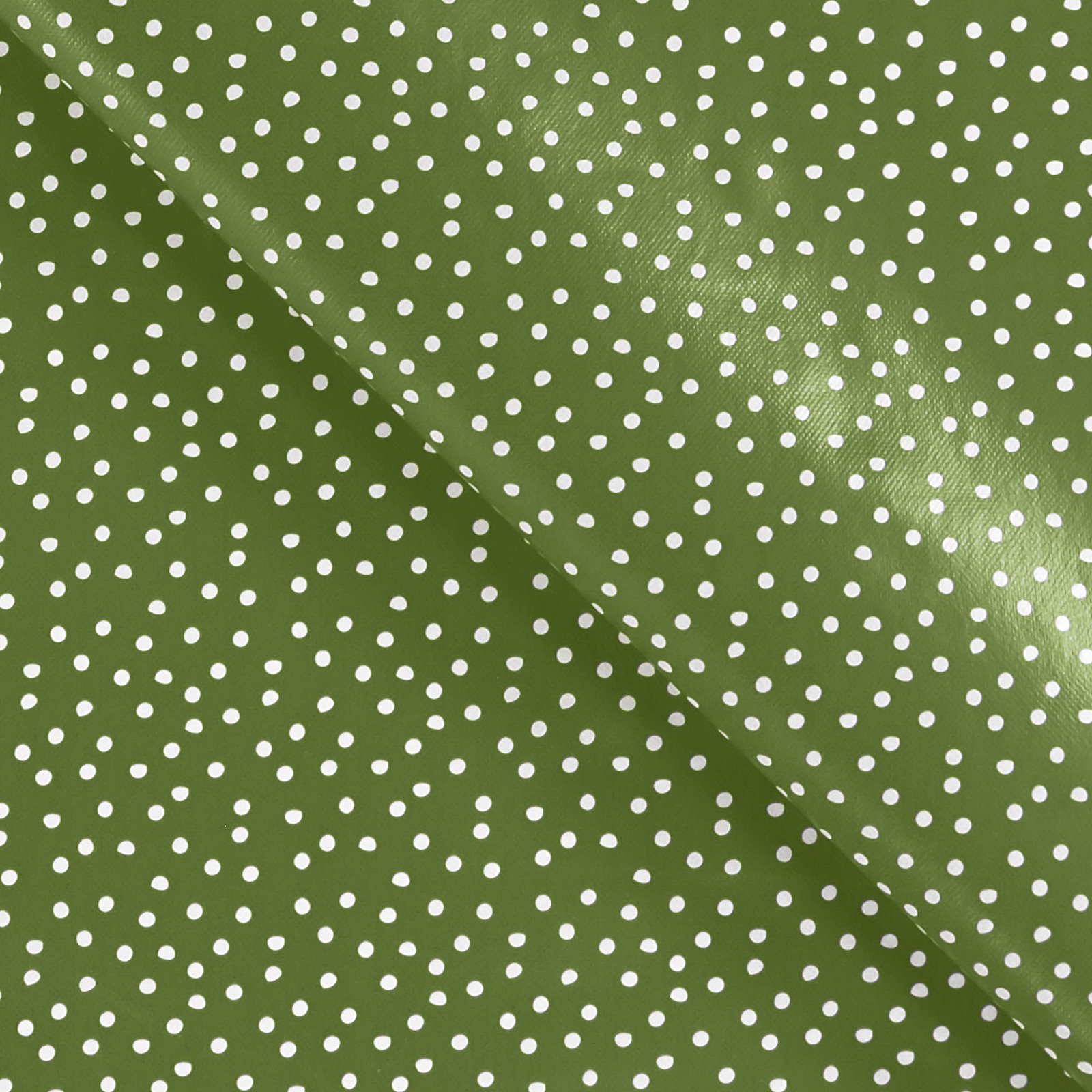 Non-woven oilcloth dark lime w dots 861732_pack