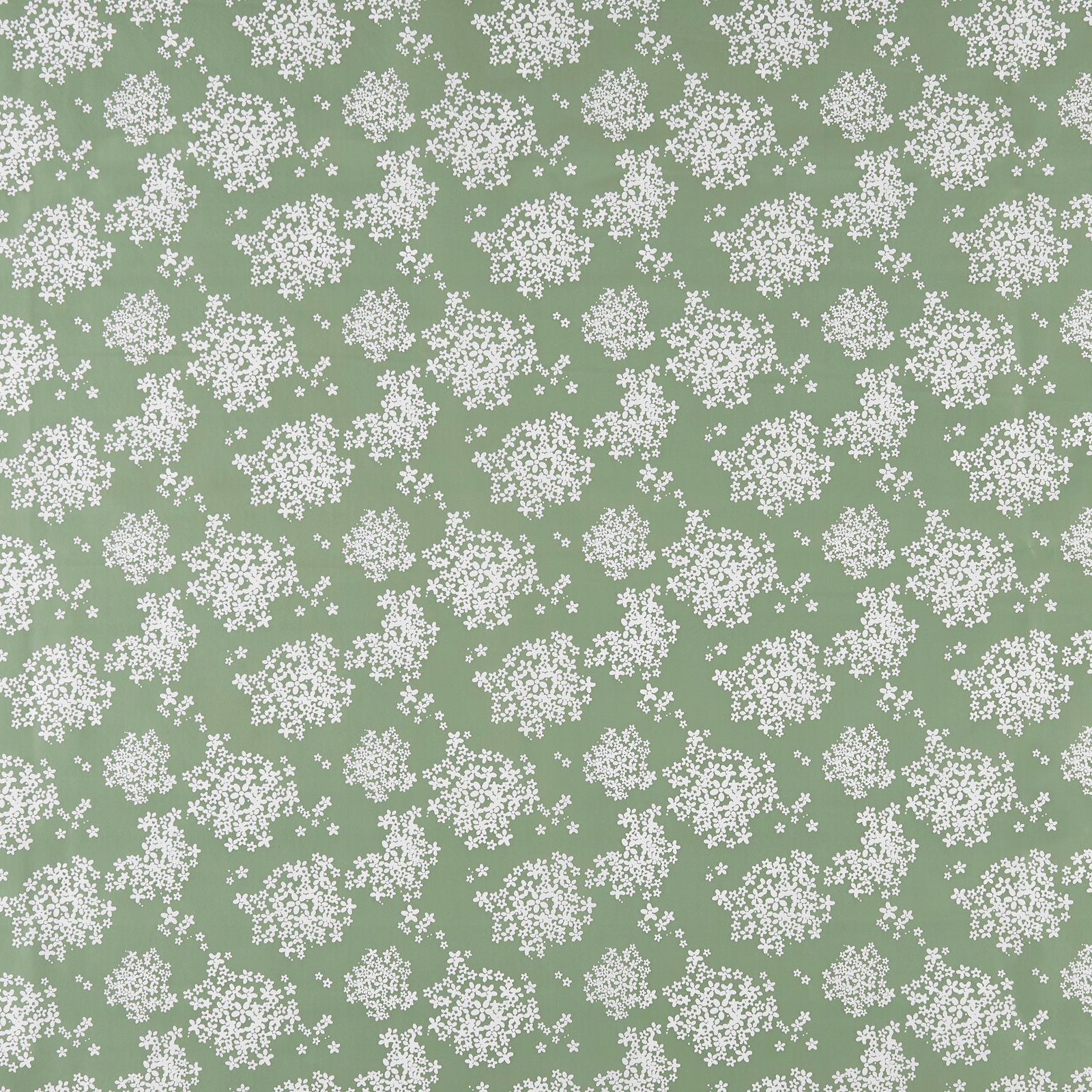 Non-woven oilcloth green w elderflower 861702_pack_sp