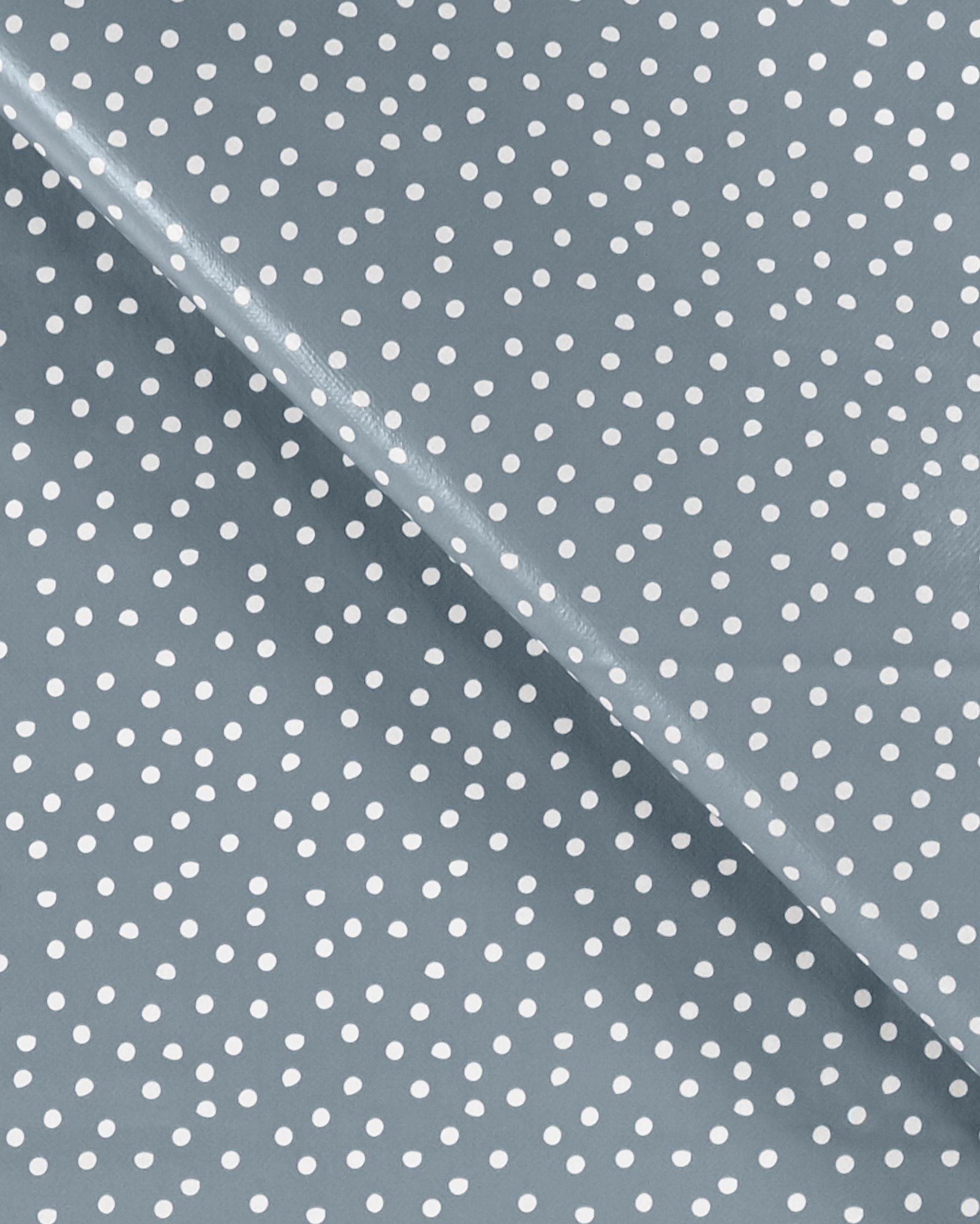 Non-woven oilcloth l blue w white dots 866116_pack