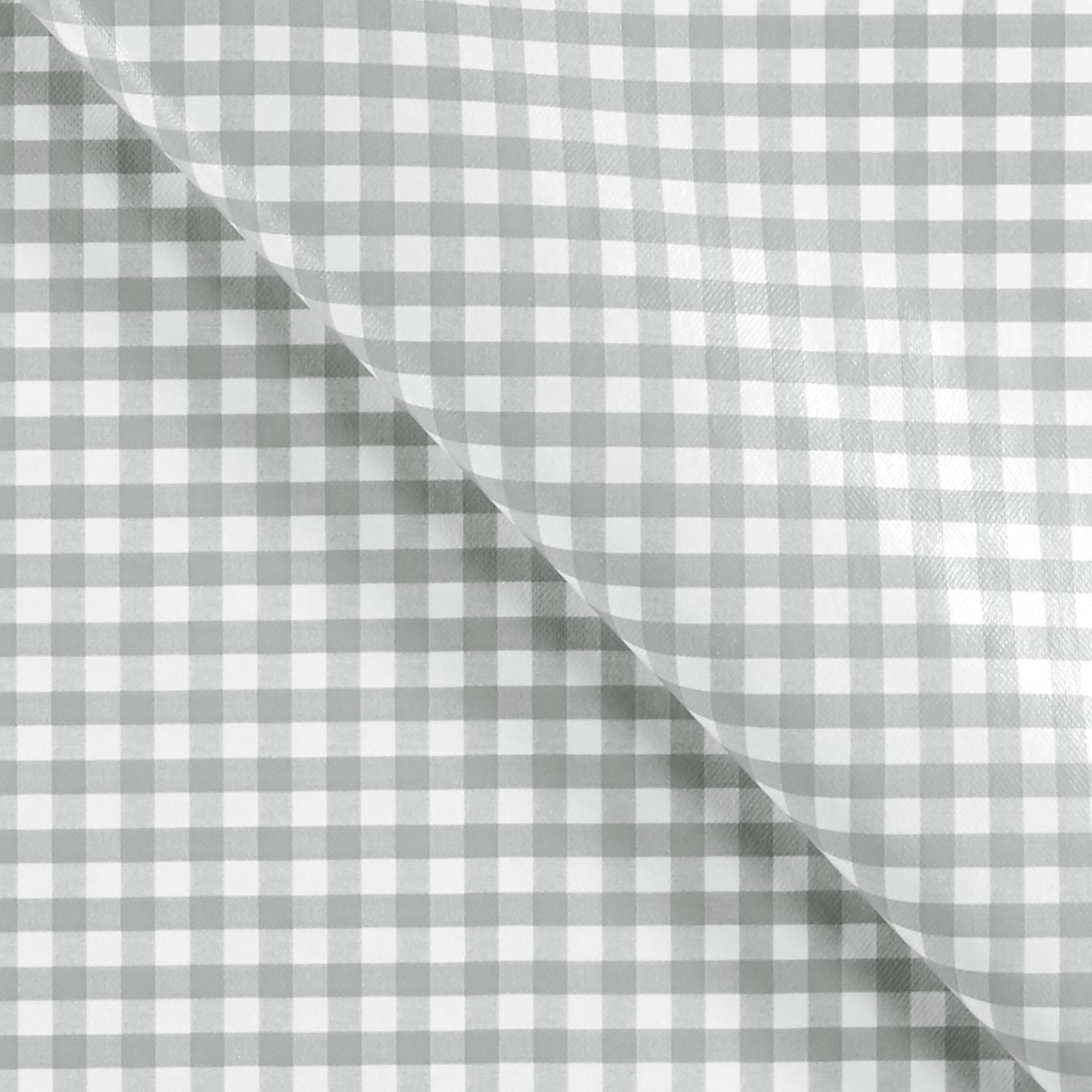 Non-woven oilcloth lt grey/white check 861496_pack