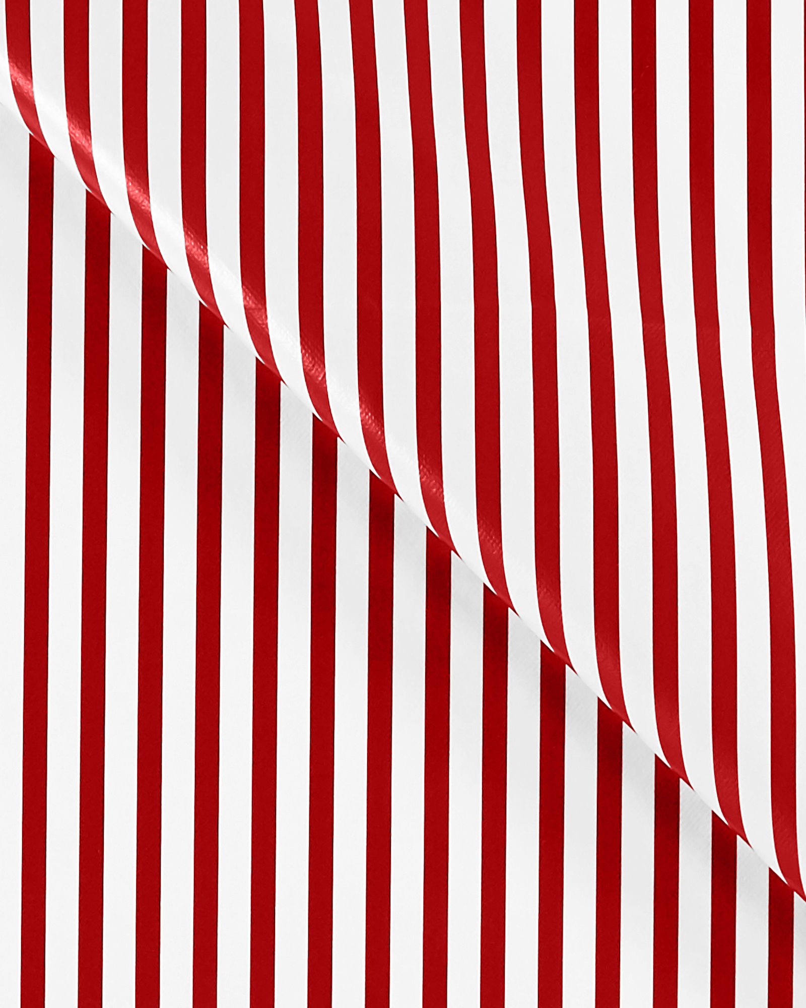Non-woven oilcloth red/white stripes 861723_pack