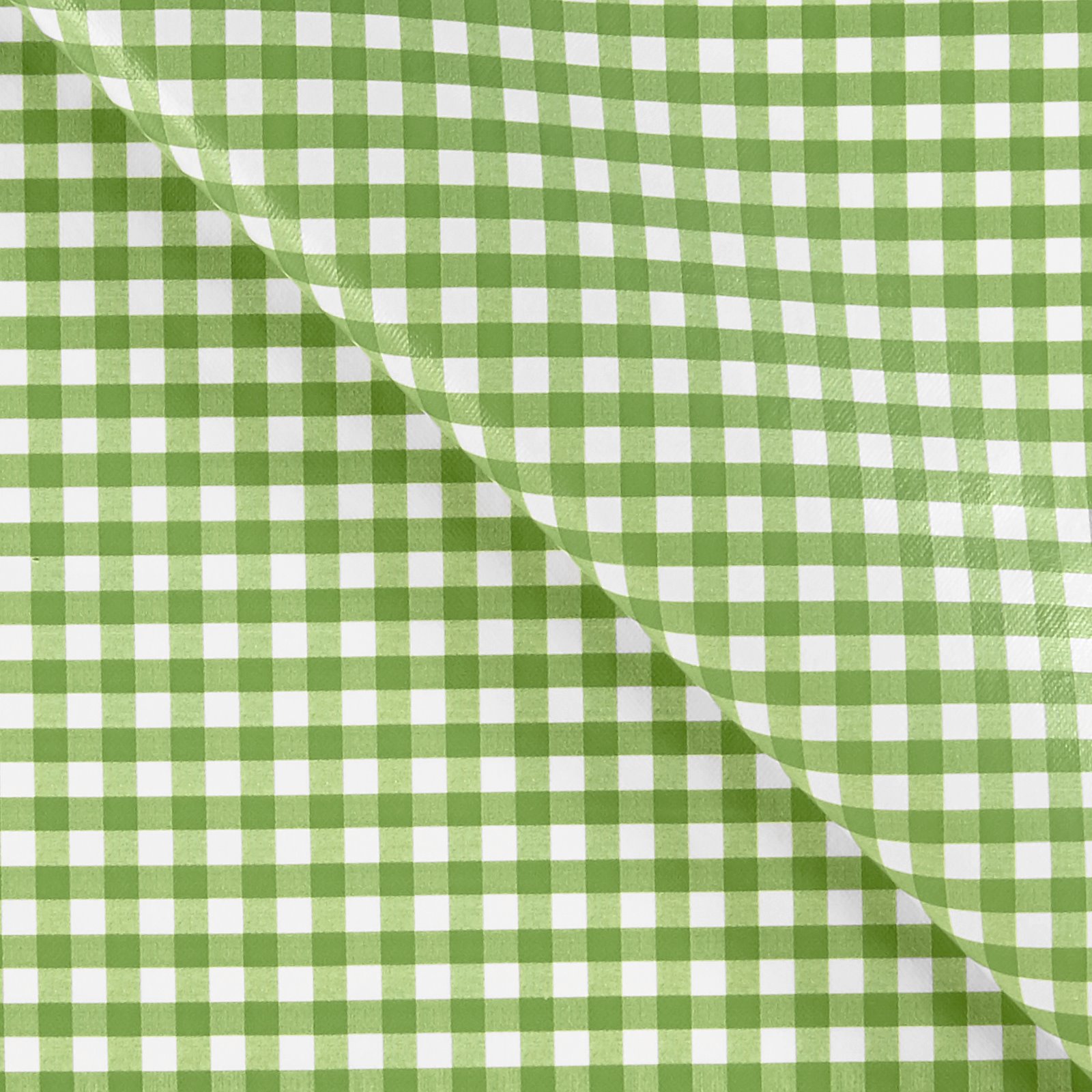 Non-woven oilcloth w green/white check 861419_pack