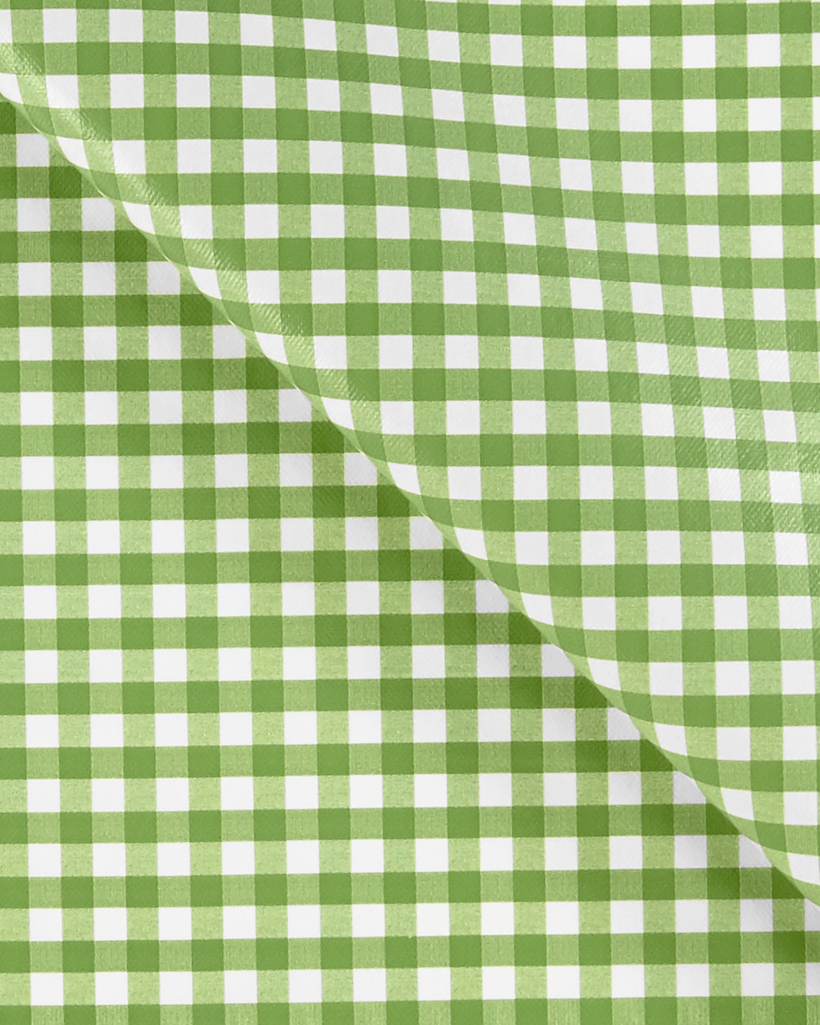 Non-woven oilcloth w green/white check 861419_pack