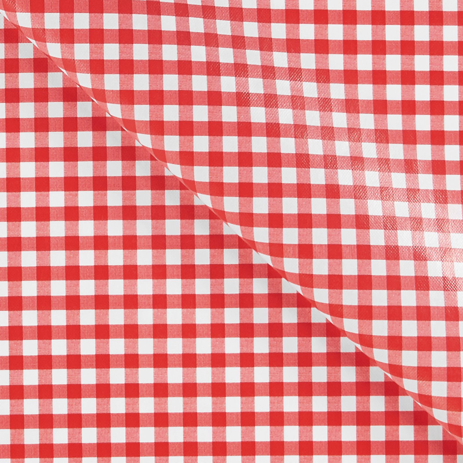 Non-woven oilcloth w red/white check 861420_pack