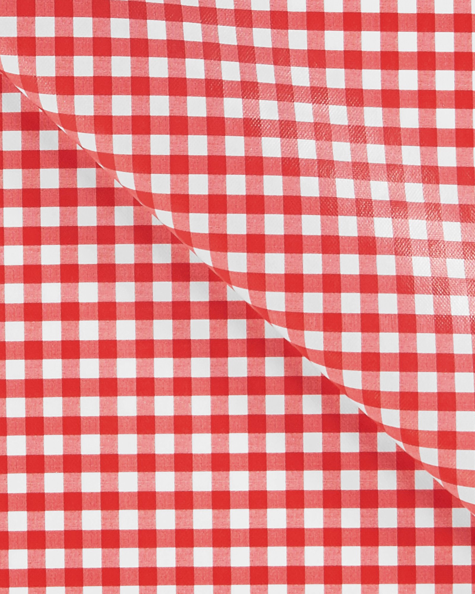 Non-woven oilcloth w red/white check 861420_pack