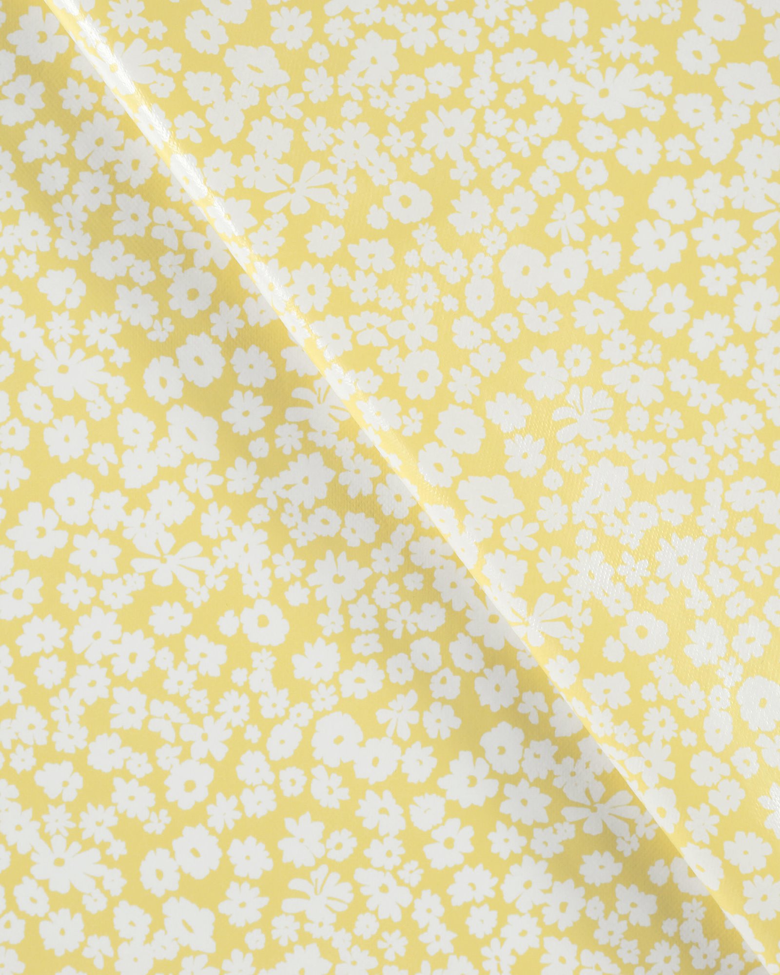 Non-woven oilcloth warm yellow w flower 866135_pack