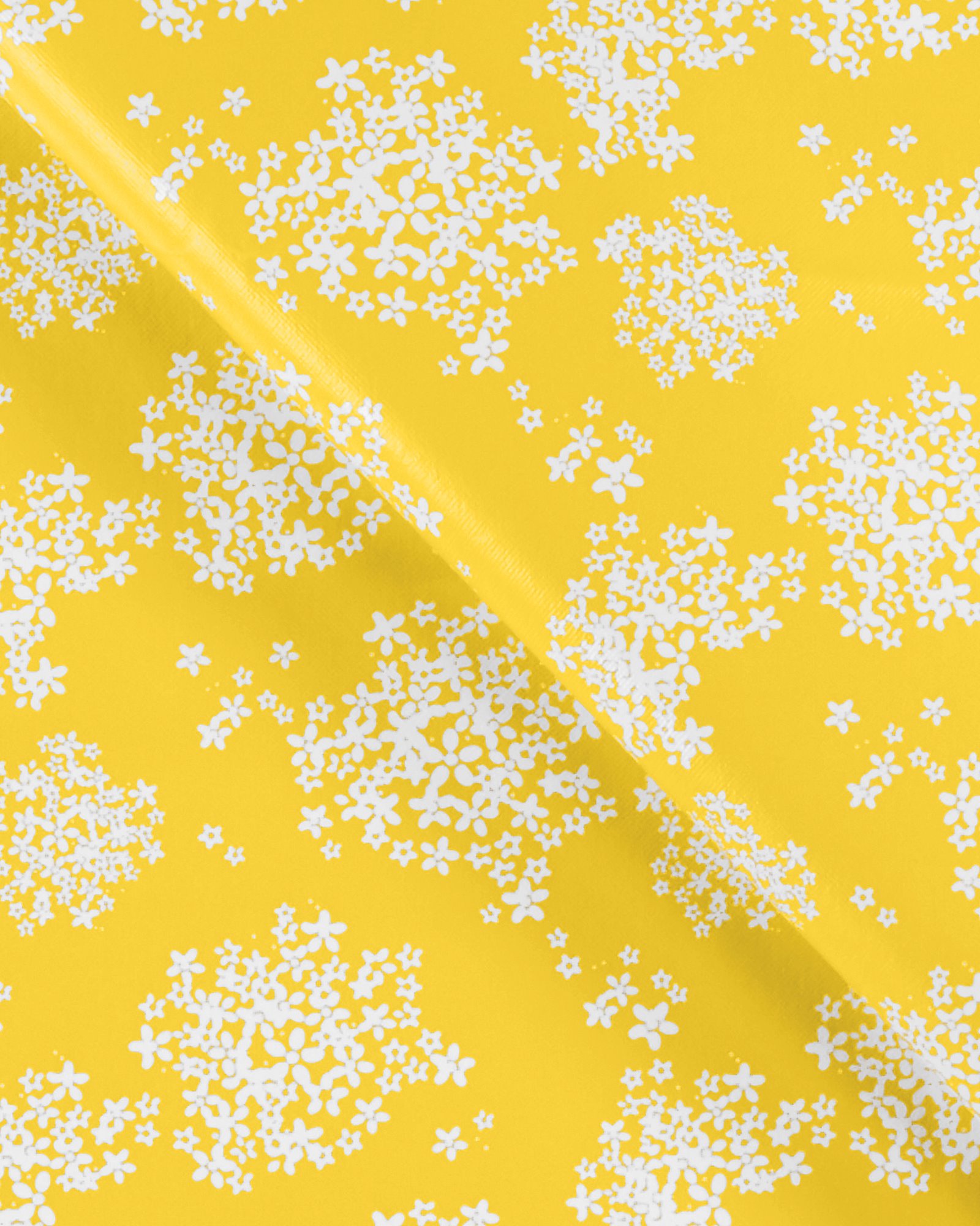 Non-woven oilcloth yellow w elderflower 861724_pack