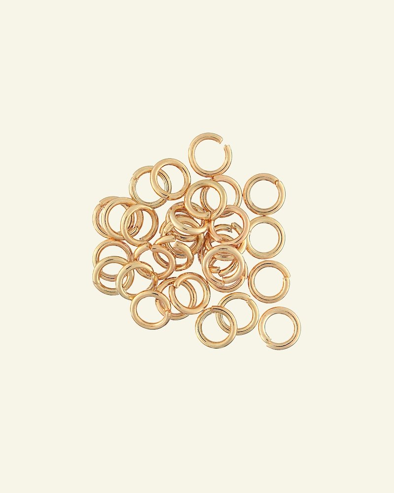 O-ring 10mm/6,5mm guldfärgad 30st 45739_pack